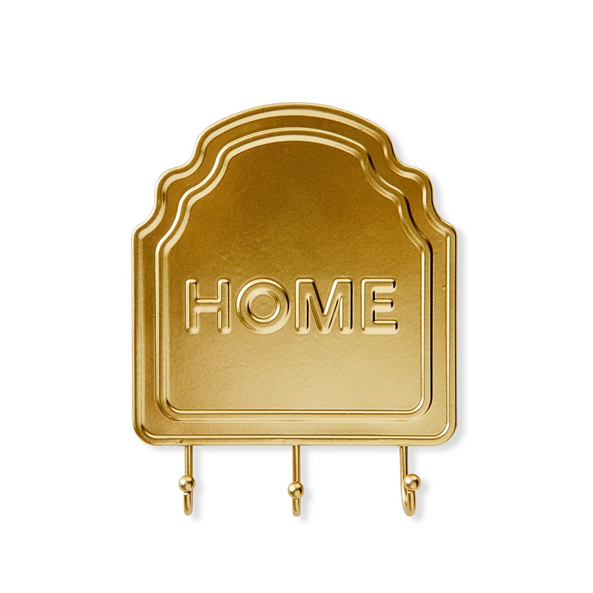 3 Home Key Hook - Gold Look, 3 of 5