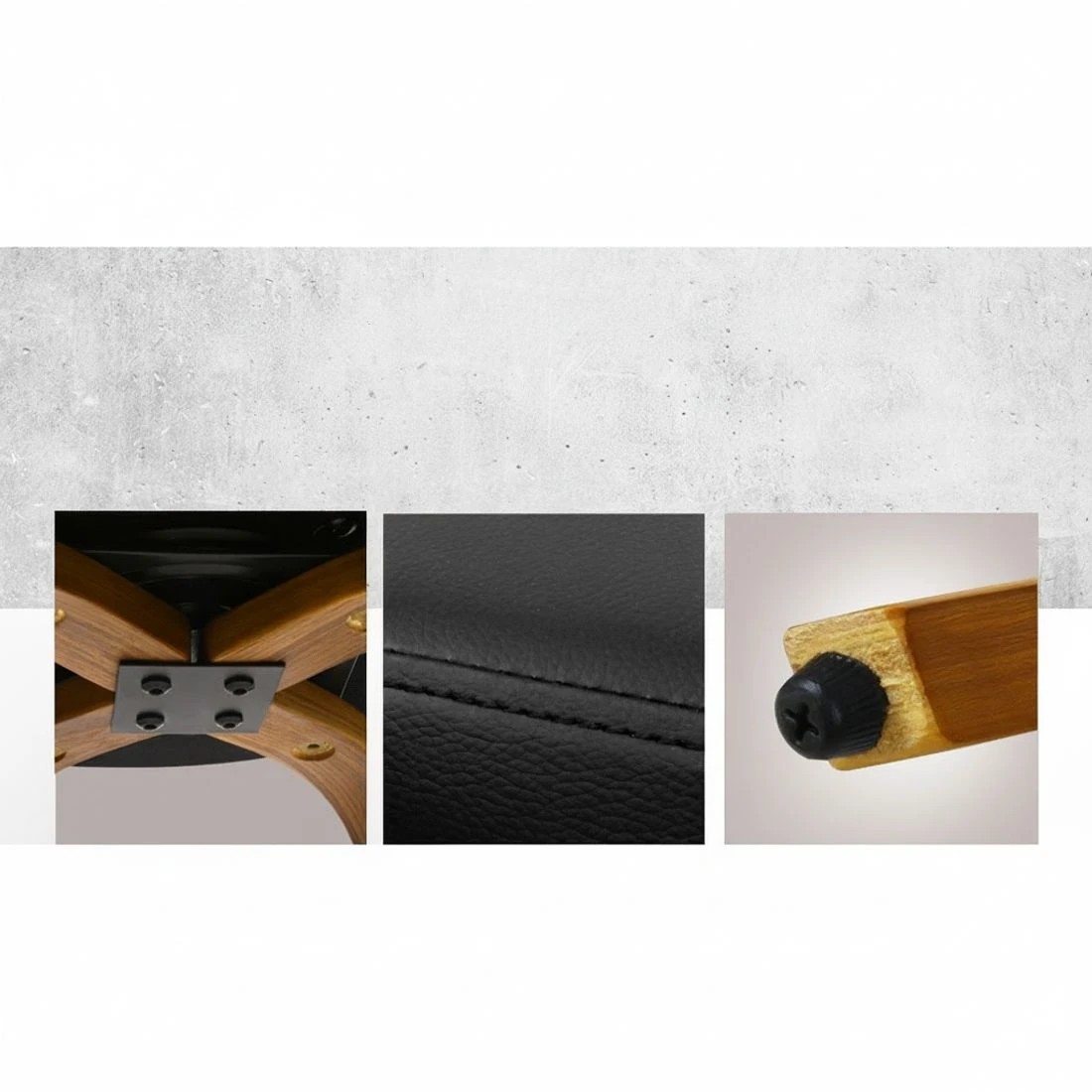 4 Artiss 4x Bar Stools Swivel Seat Curving Backrest - Black, 4 of 5