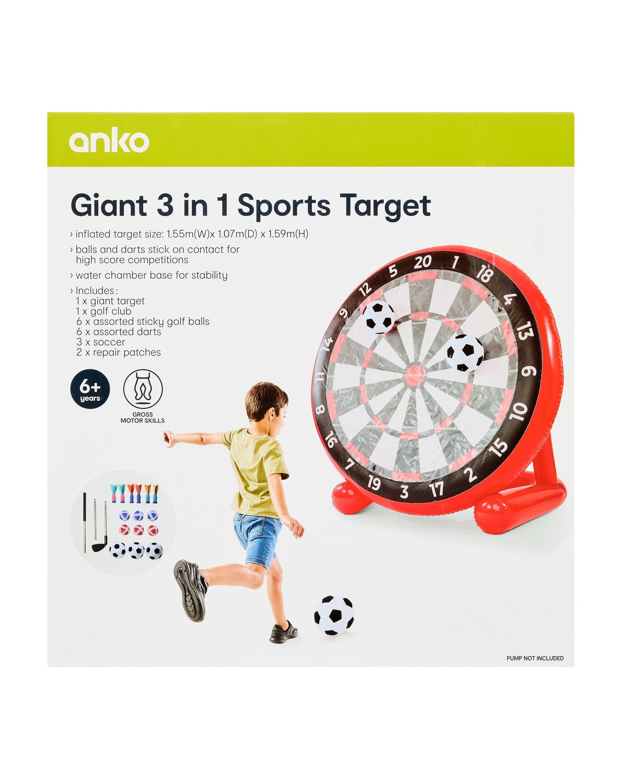 9 Giant 3 in 1 Inflatable Sports Target, 9 of 9