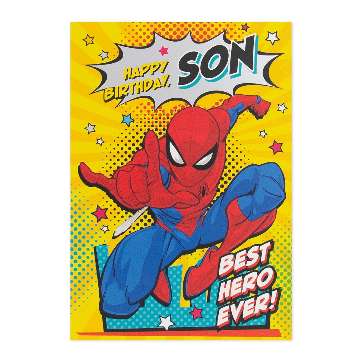 3 Connections from Hallmark Spider-Man Birthday Card - Happy Birthday Son, Best Hero Ever!, 3 of 3
