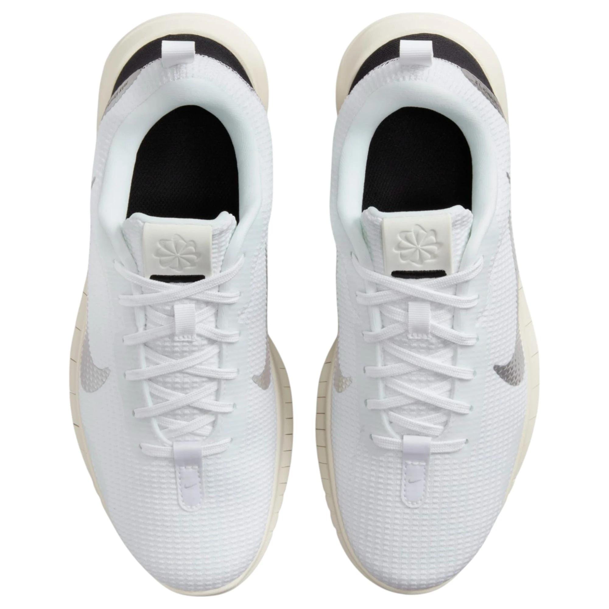 5 Nike Womens Flex Experience Run 12 White/ Silver Athletic Running Shoes WHITE/SILVER, 5 of 8