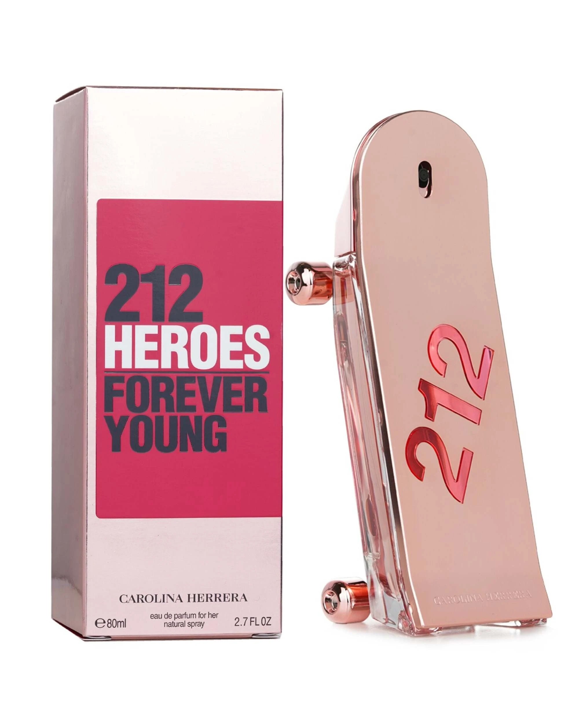 2 Carolina Herrera 212 Heroes Forever Young Eau De Parfume For Her Natural Spray  80ml/2.7oz, 2 of 3