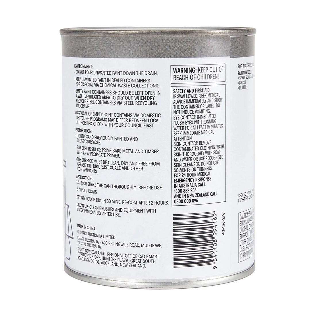 4 Decor & Furniture Paint - Chalk Finish Black, 4 of 5