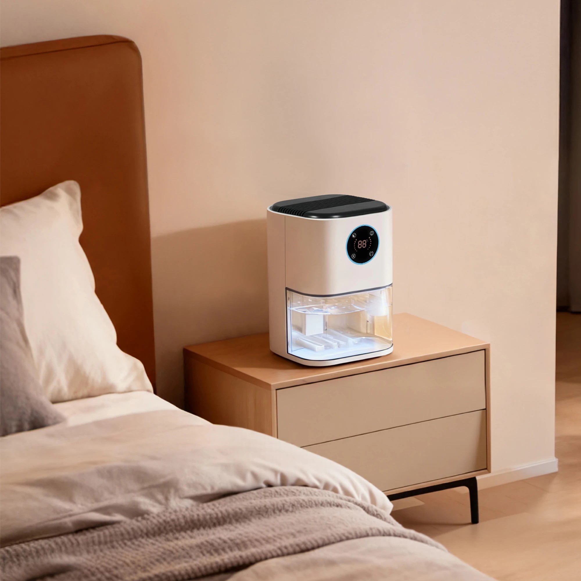 7 Spector 2in1 Portable Dehumidifier Air Purifier - White, 7 of 9