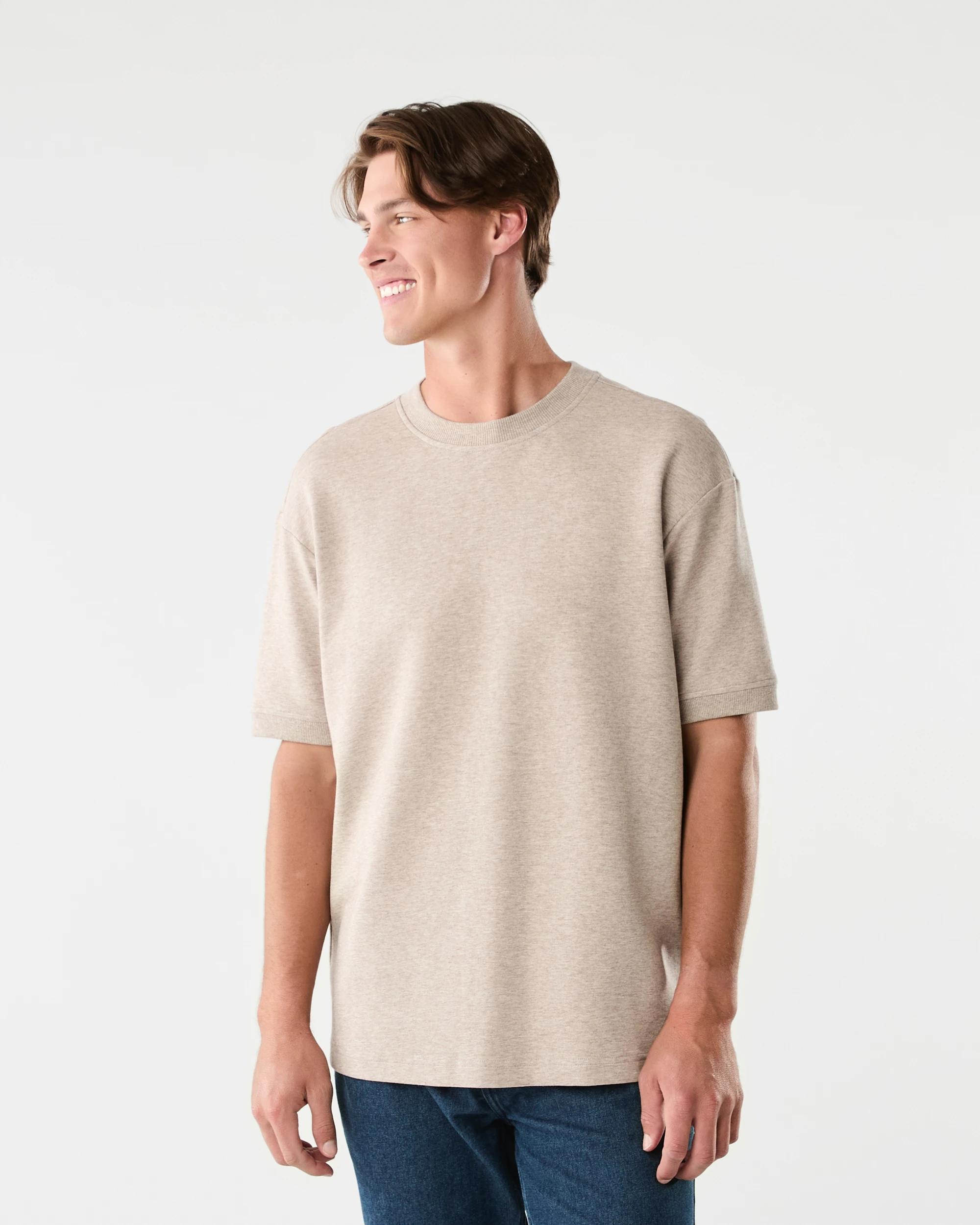 1 Oversized Interlock T-shirt Brn Marle, 1 of 6
