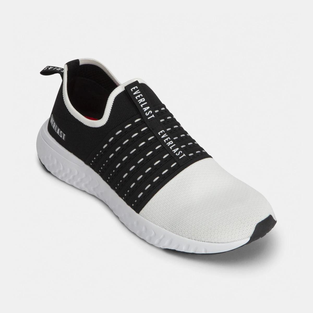 1 Everlast Mens LaGuardia Sneakers BLACK WHITE, 1 of 5