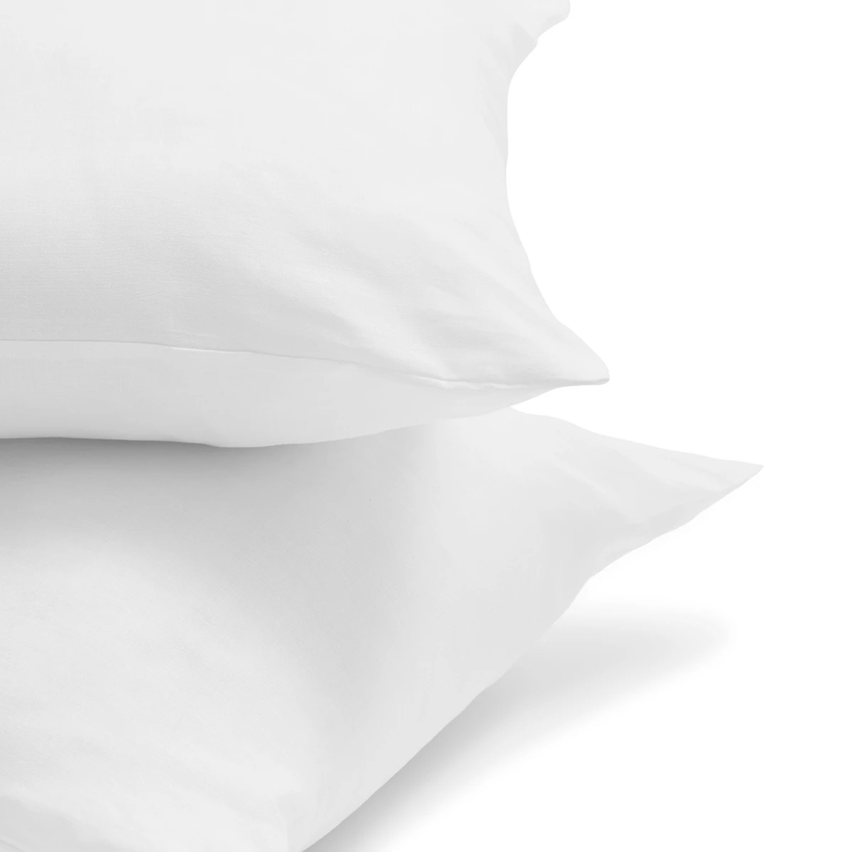 5 2 Pack Cotton Rich Cover Pillows - Medium Profile, White, 5 of 6