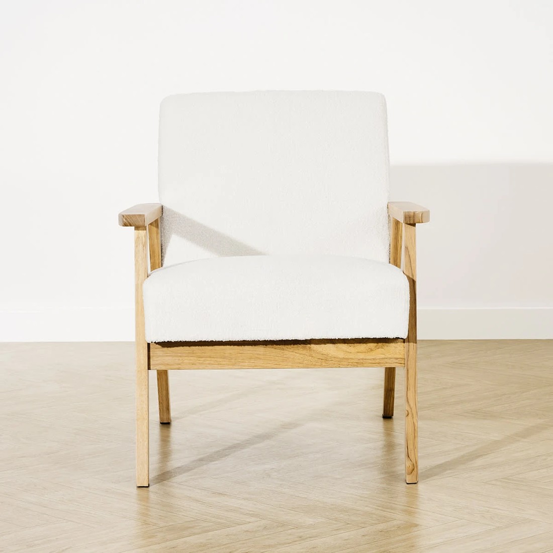 2 Timber Boucle Chair, 2 of 10