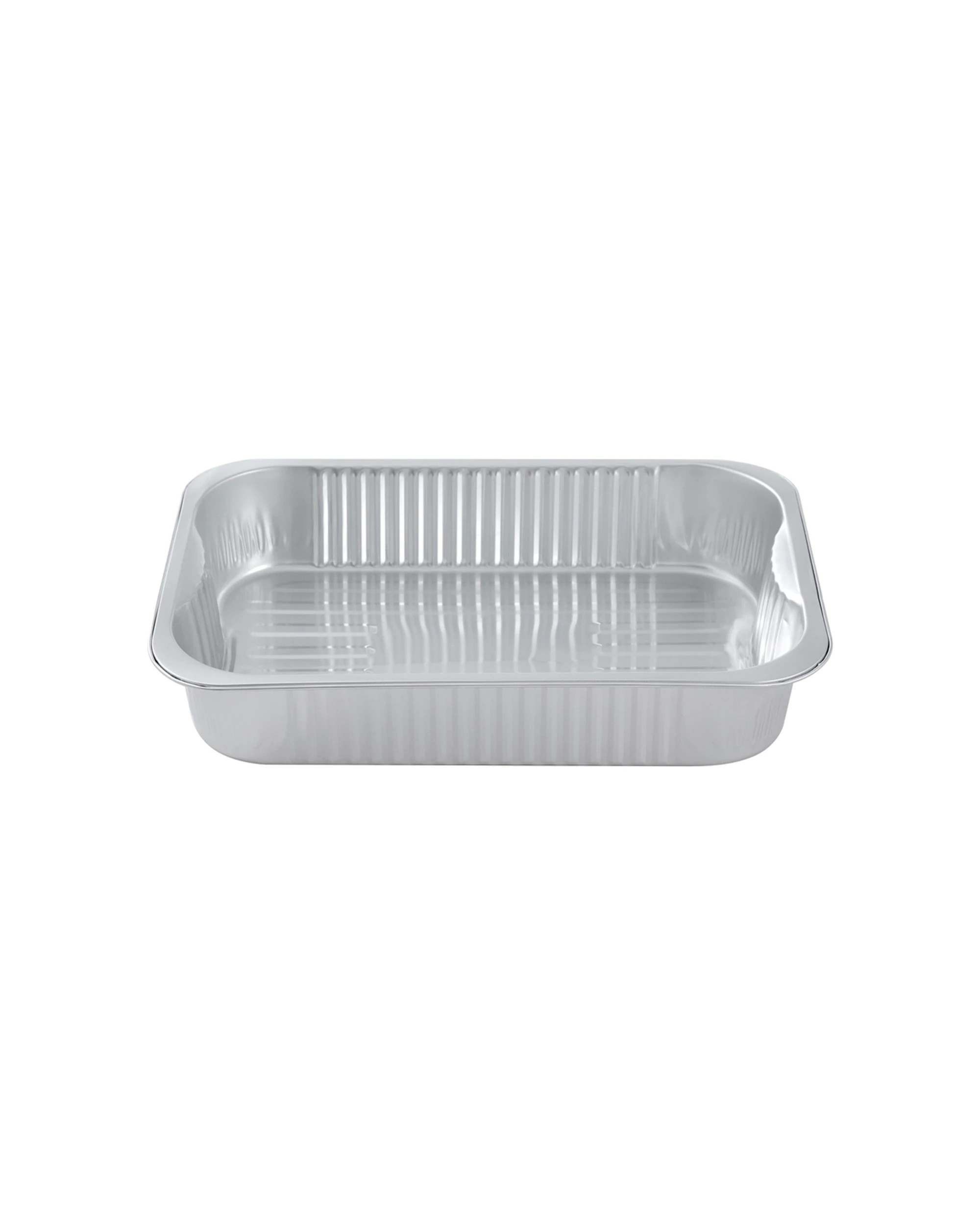 3 Lemon & Lime 24pc Premium Smooth Wall Foil Tray Heavy Duty Food Safe - Silver, 3 of 6