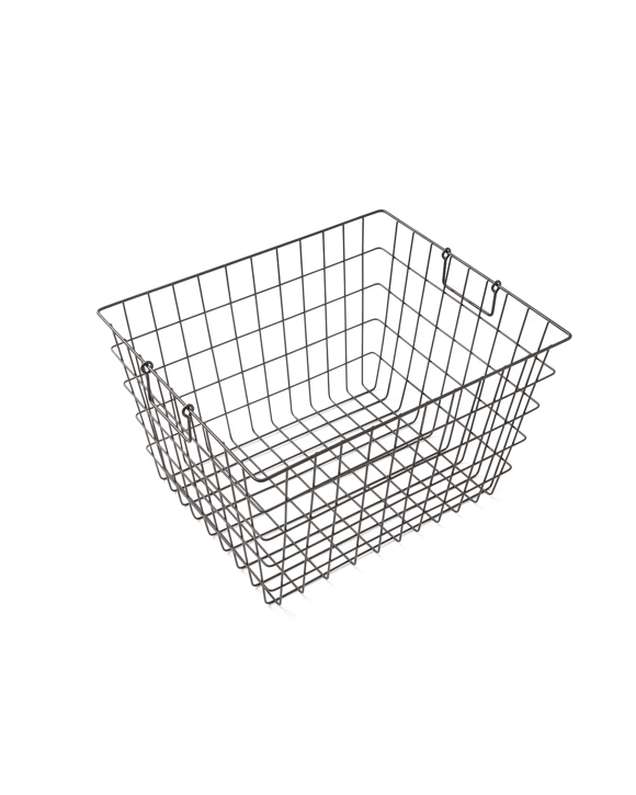 Rectangle Wire Basket - Large, Black