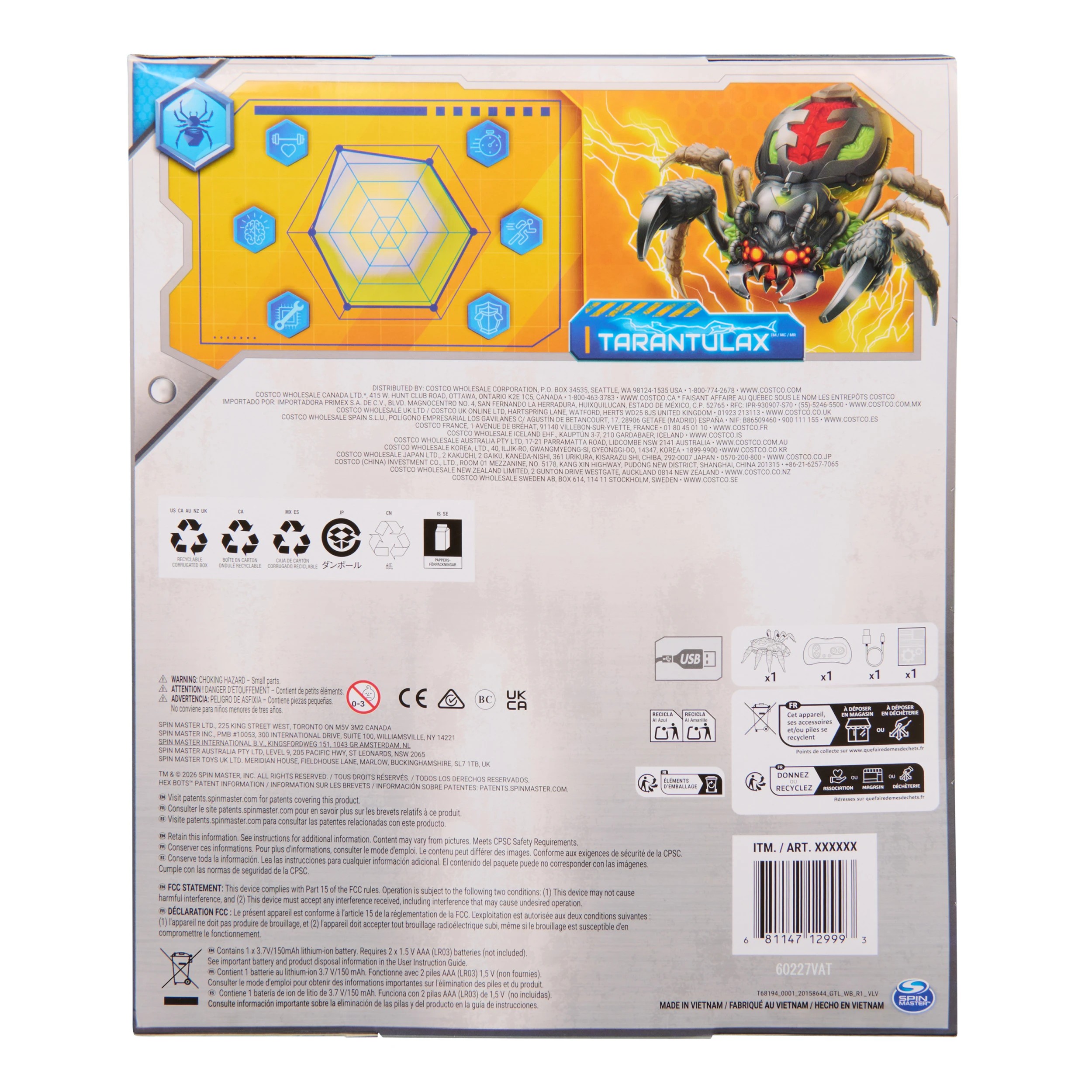 3 Hex Bots Wall Crawl Spider, 3 of 8