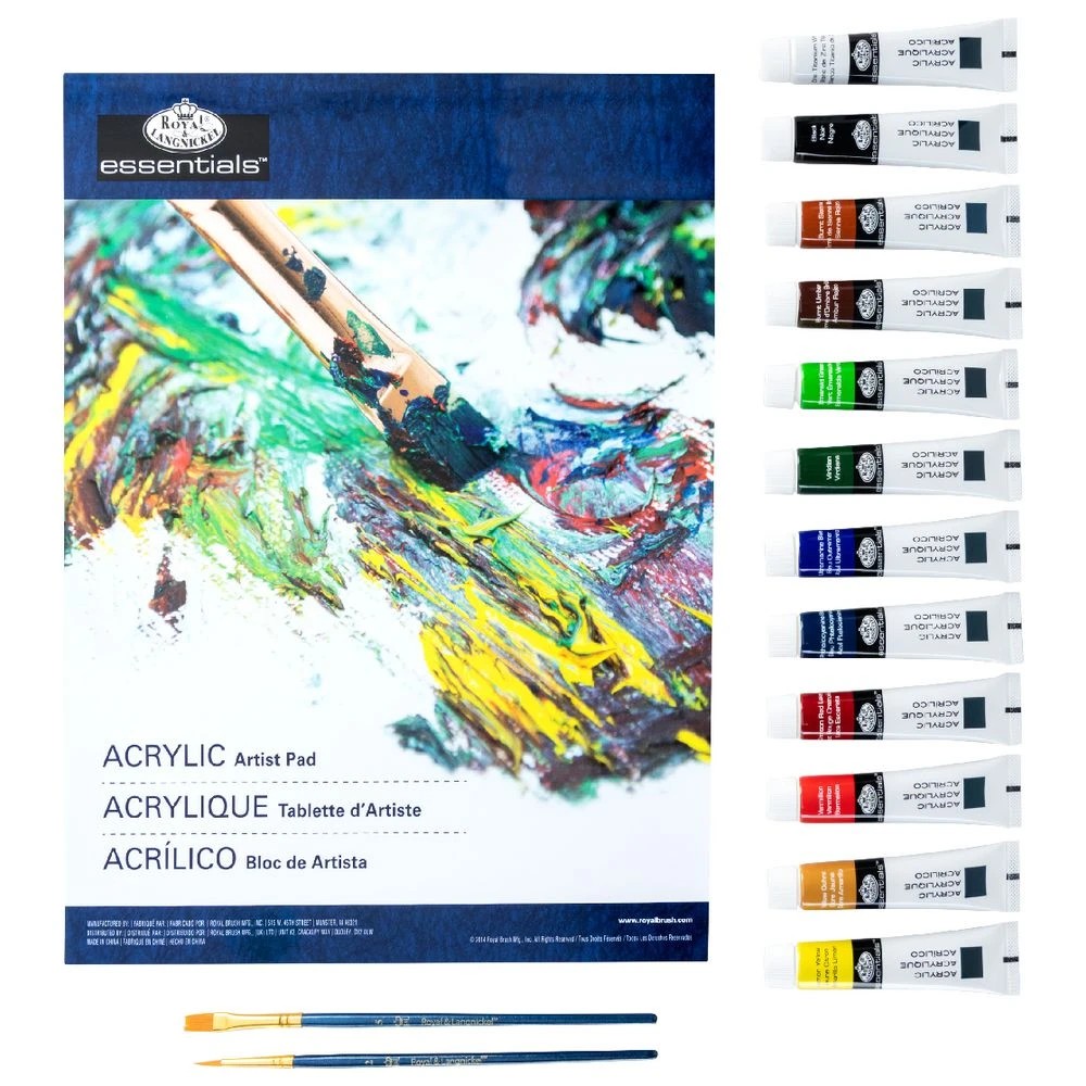 3 Royal & Langnickel Acrylic Artist Pack 15 Piece, 3 of 5