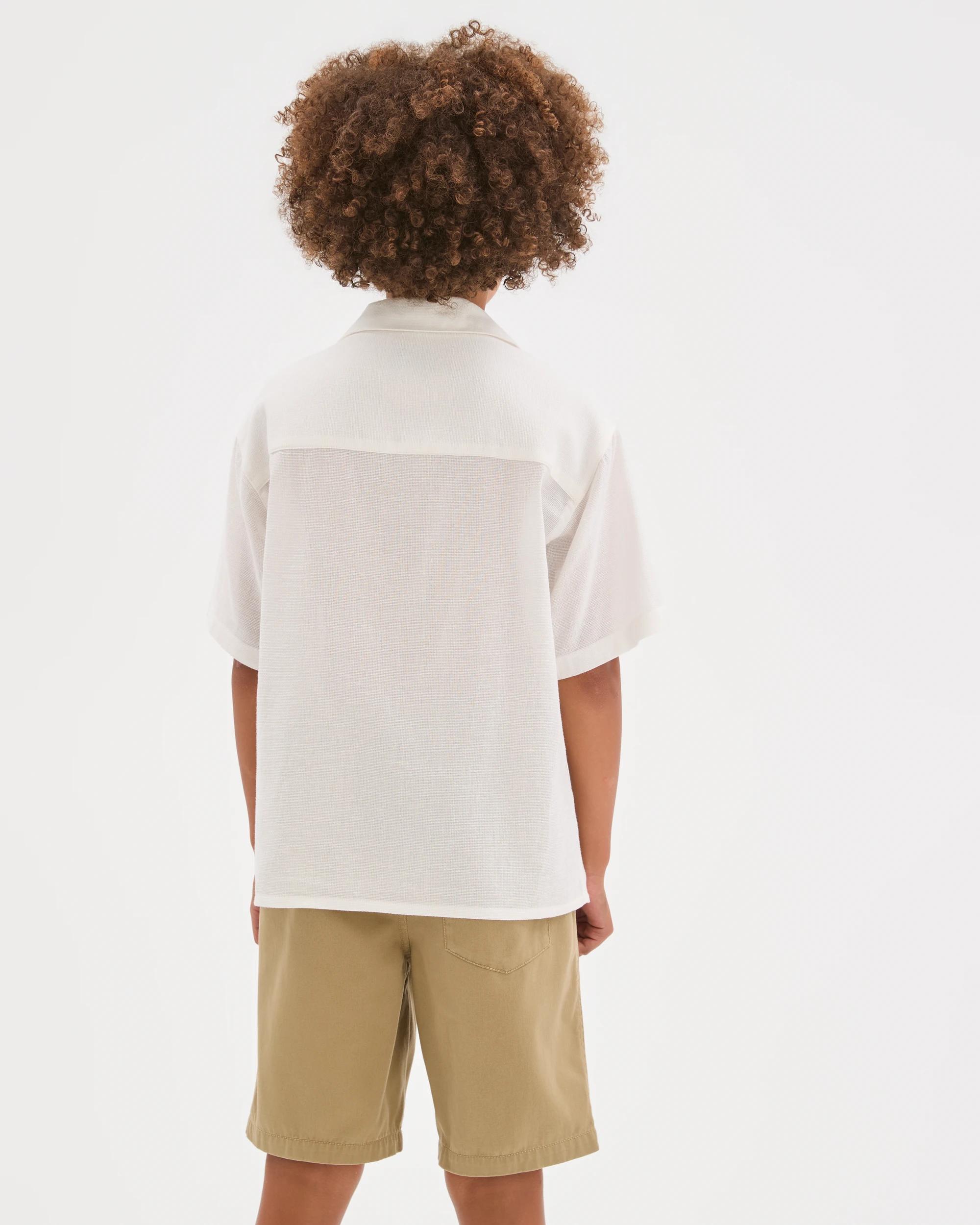 5 Target Kids Elastic Waist Chino Shorts NEUTRAL, 5 of 7