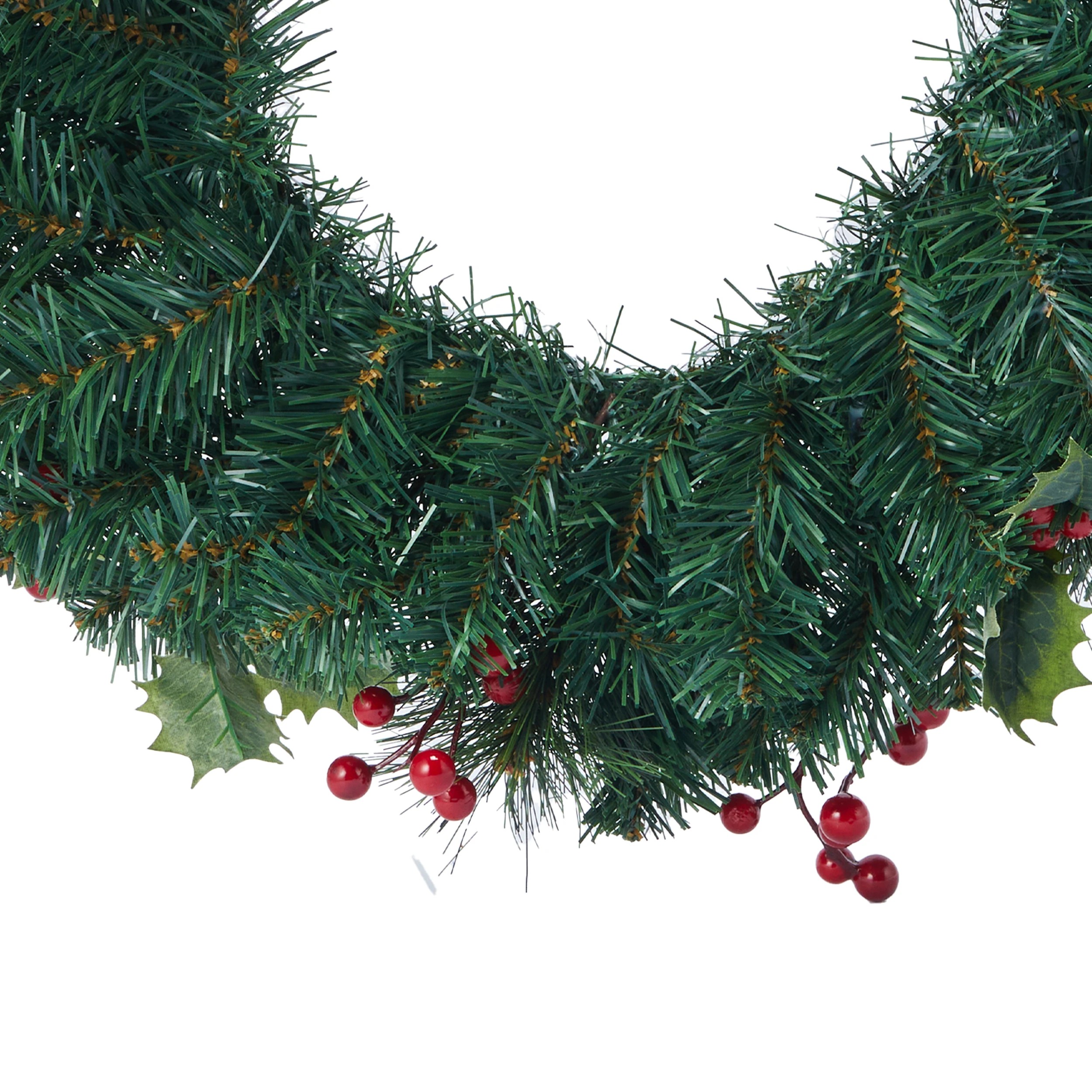 3 Red Berry Wreath, 3 of 4