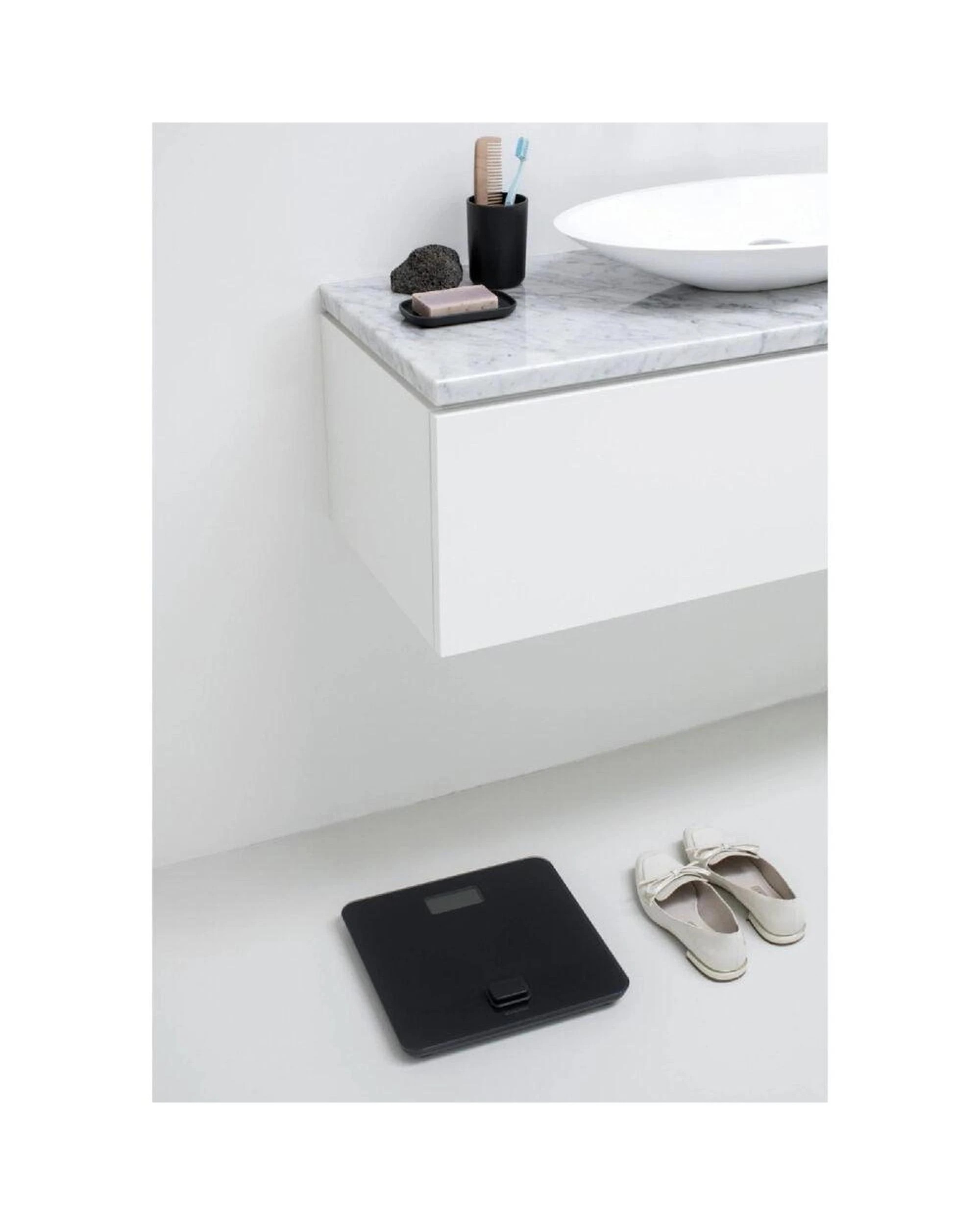 5 Brabantia Battery Free Bathroom Scale White, 5 of 5