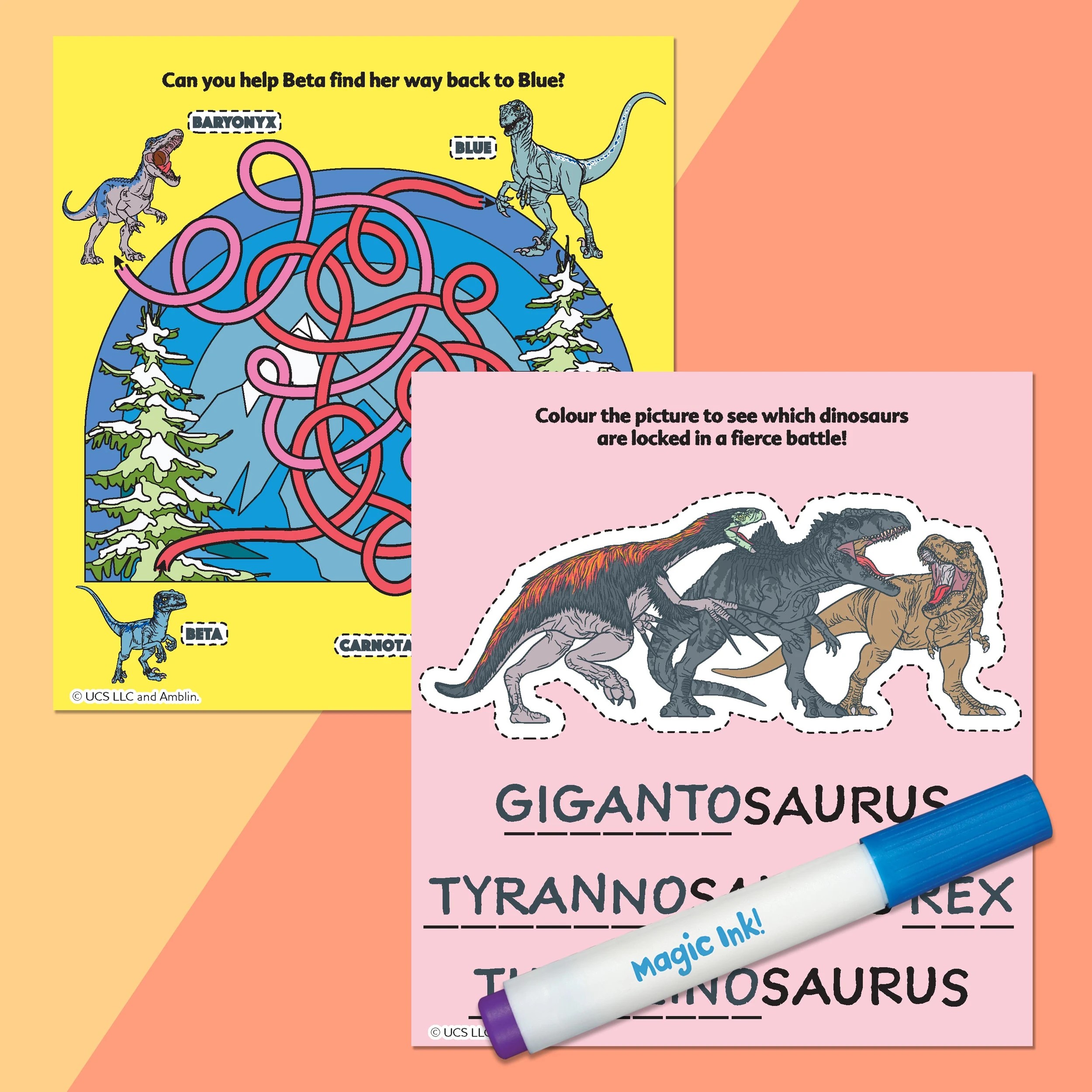 5 INKredibles Jurassic World Magic Ink Pictures! - Book, 5 of 5