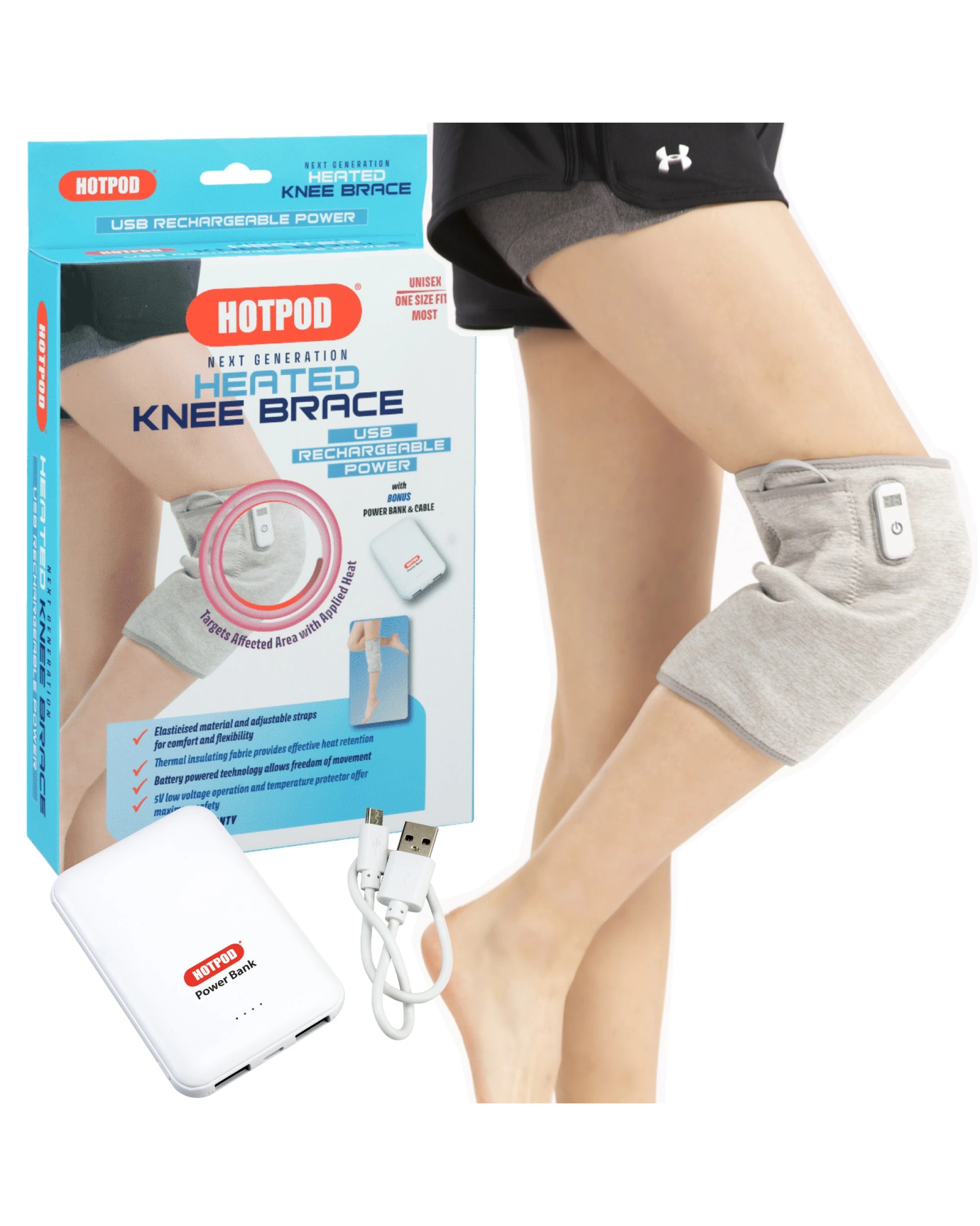 1 Hotpod Heated Knee Brace, 1 of 4