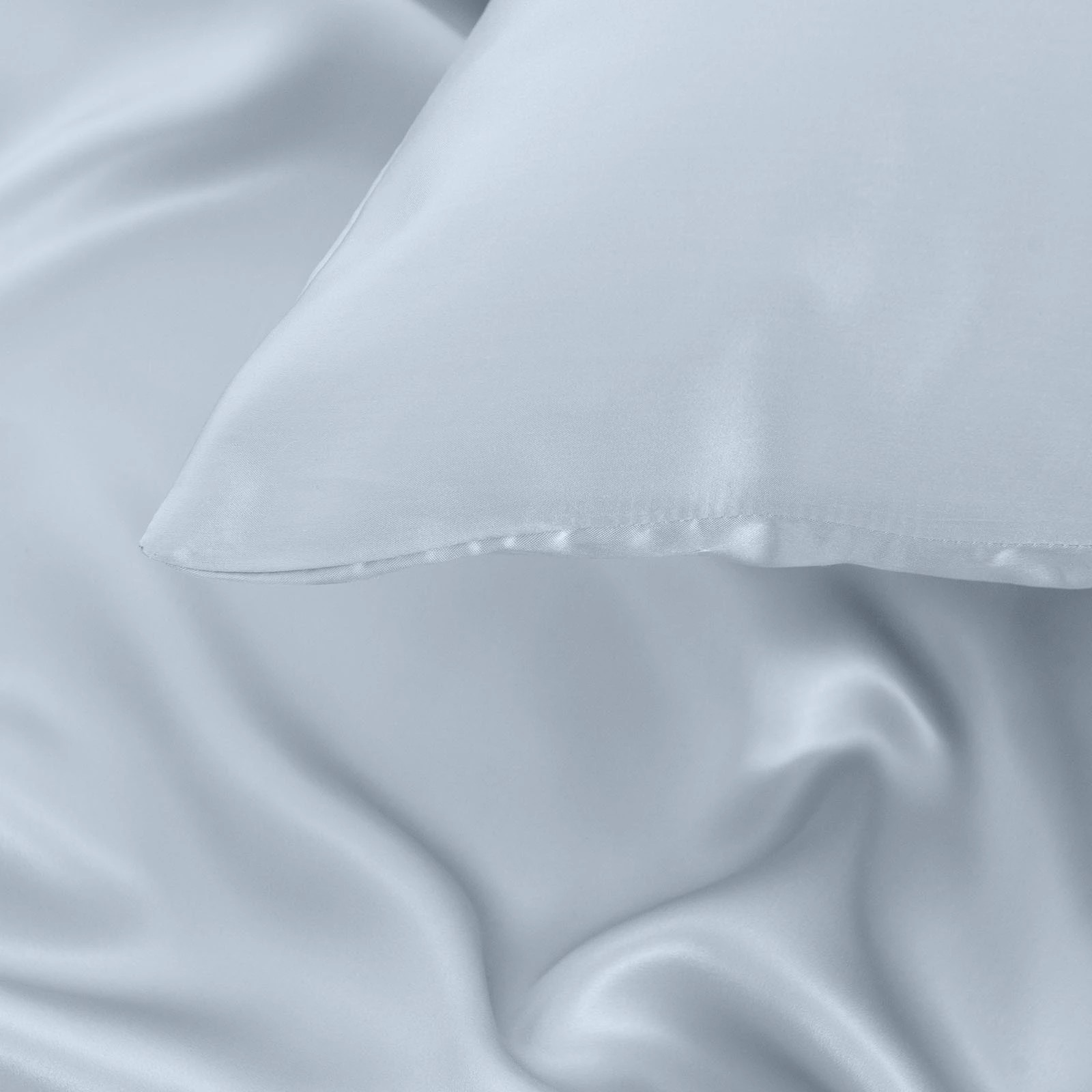 8 Royal Comfort Pure Silk Pillow Case 100% Mulberry Silk Hypoallergenic Pillowcase - Blue, 8 of 10