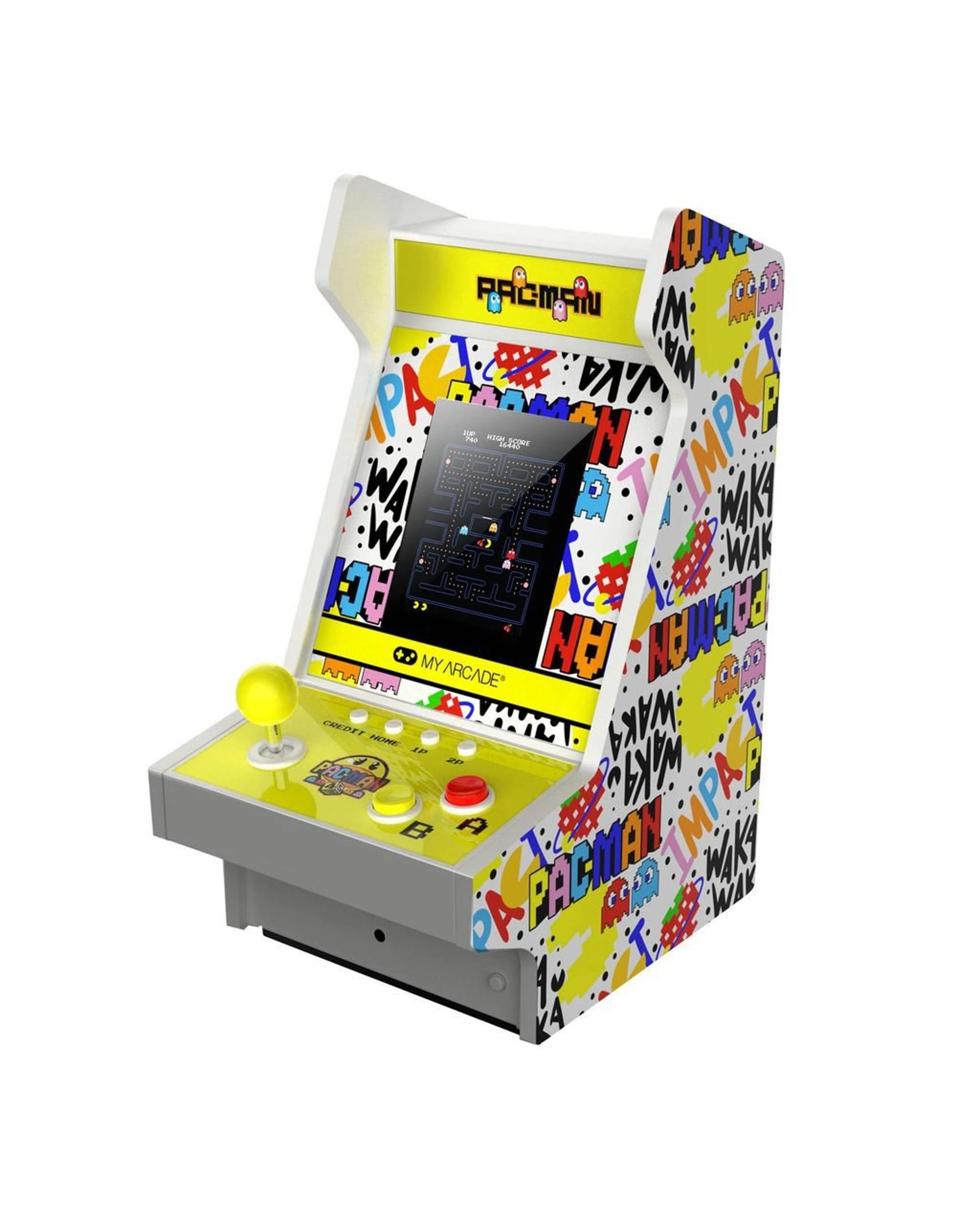 1 MyArcade Mighty Player Pac-Man 45th Anniversary Portable Retro Arcade Cabinet, 1 of 3