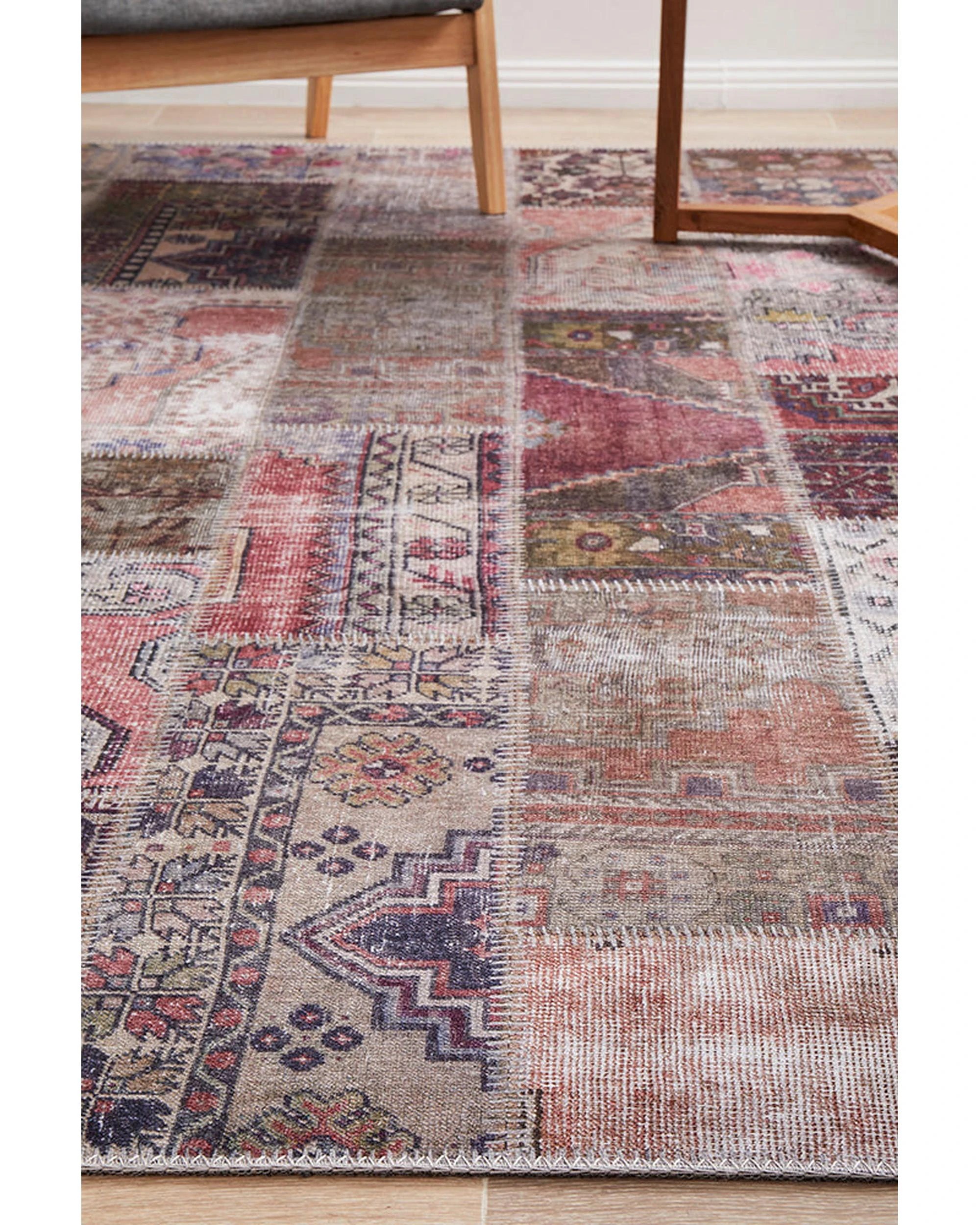 7 RUG CULTURE Illusions 178 Earth Rug, Multi Polyester, Power-Loomed — 3mm Pile - Multi, 7 of 7