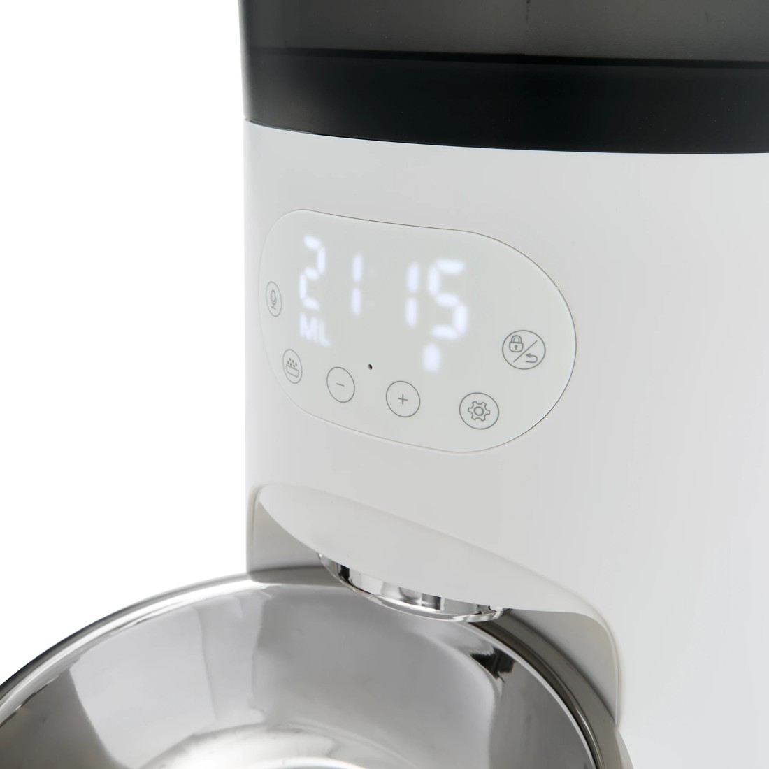 6 Automated 5L Pet Feeder - White and Grey, 6 of 10
