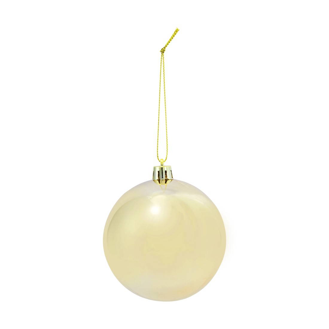 3 8 Pack 8cm Gold Baubles, 3 of 6