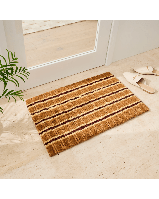 Stripe Luxe Door Mat - 75cm x 
