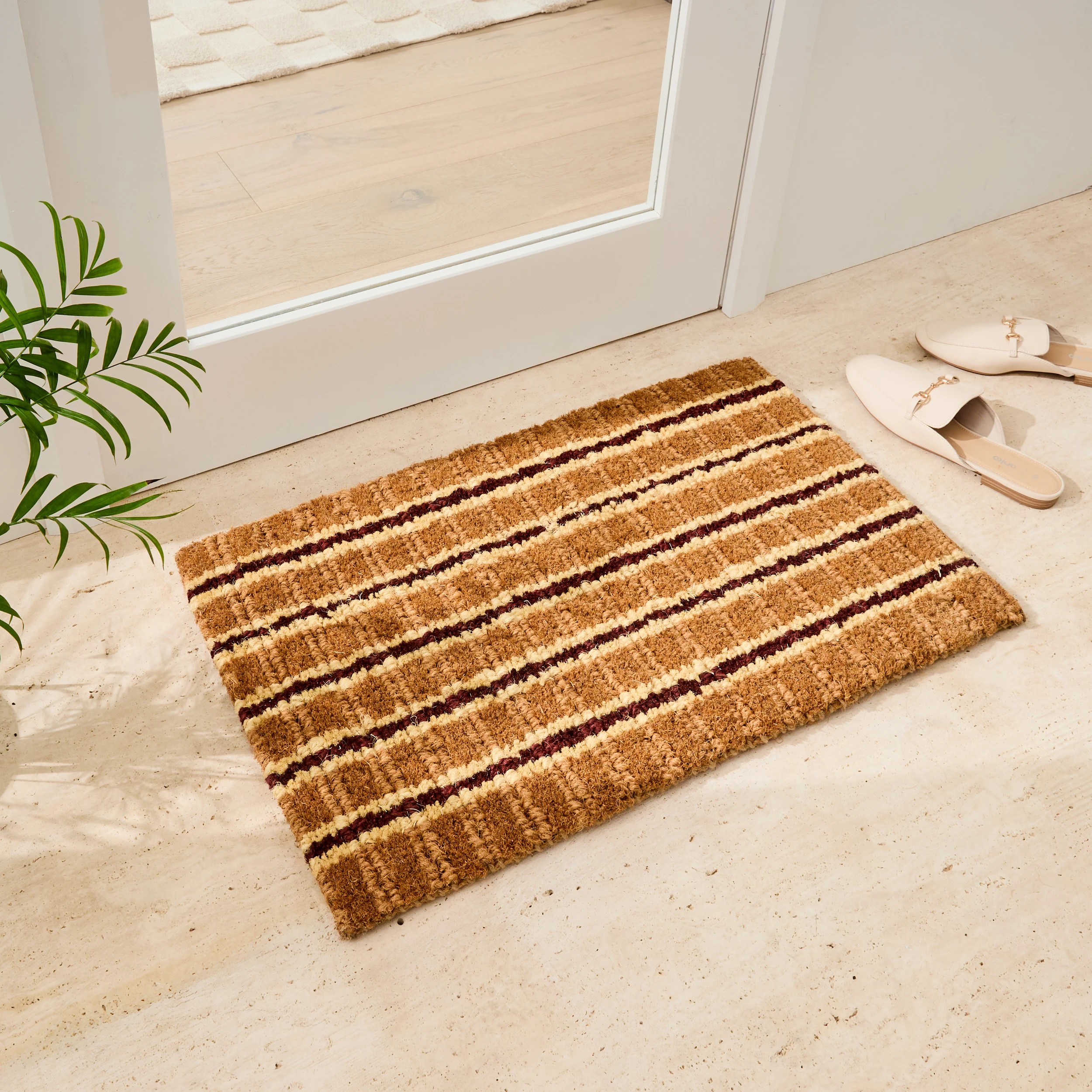 1 Stripe Luxe Door Mat - 75cm x 45cm, 1 of 5