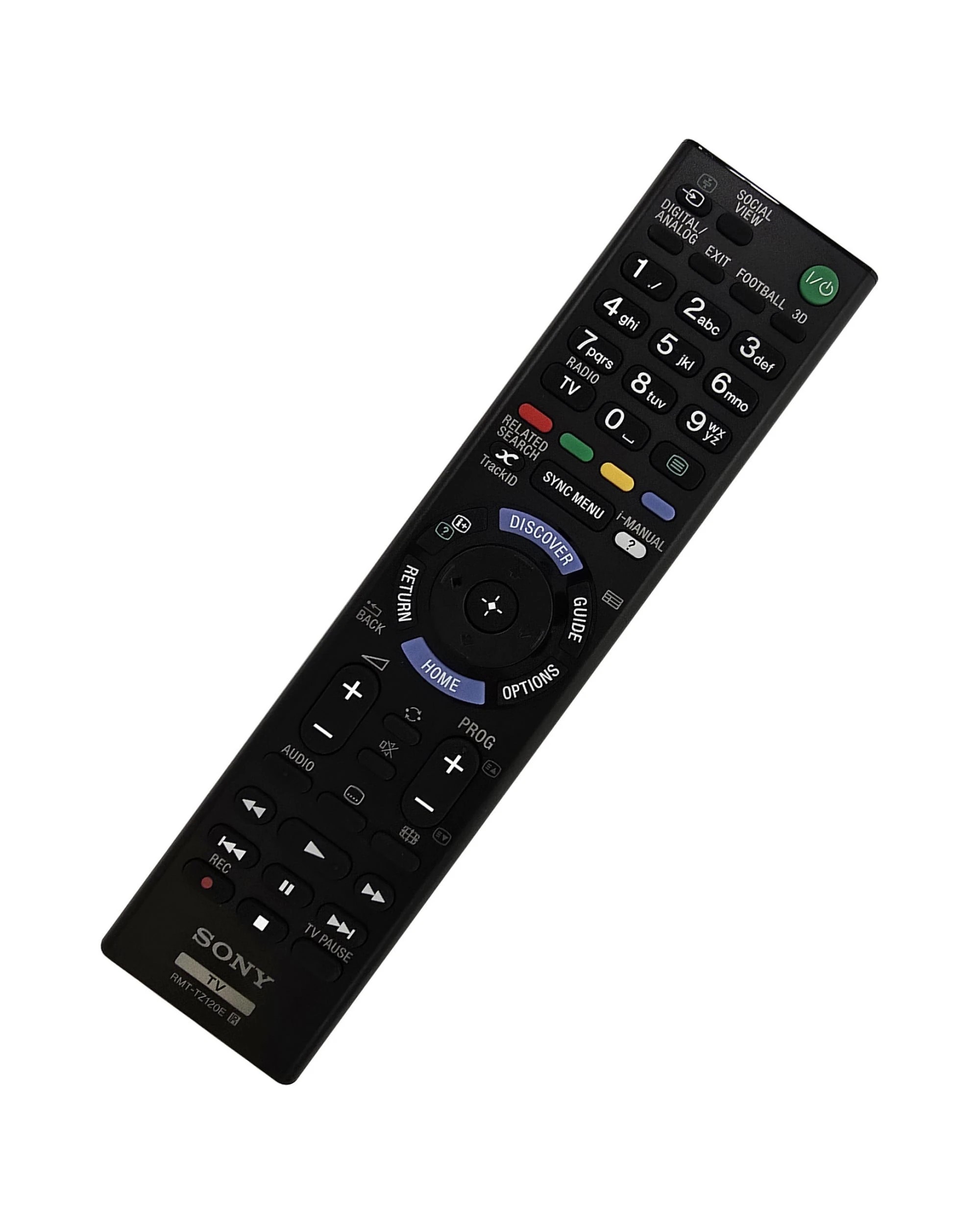 3 Sony Genuine RMTTZ120E Replacement TV Remote Control - Black, 3 of 6