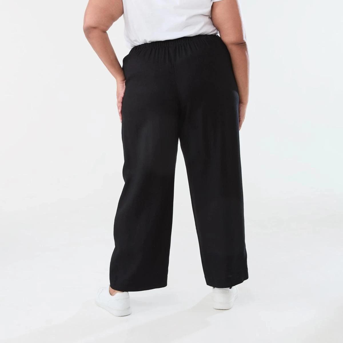 3 Curve Straight Leg Pants BLACK, 3 of 5