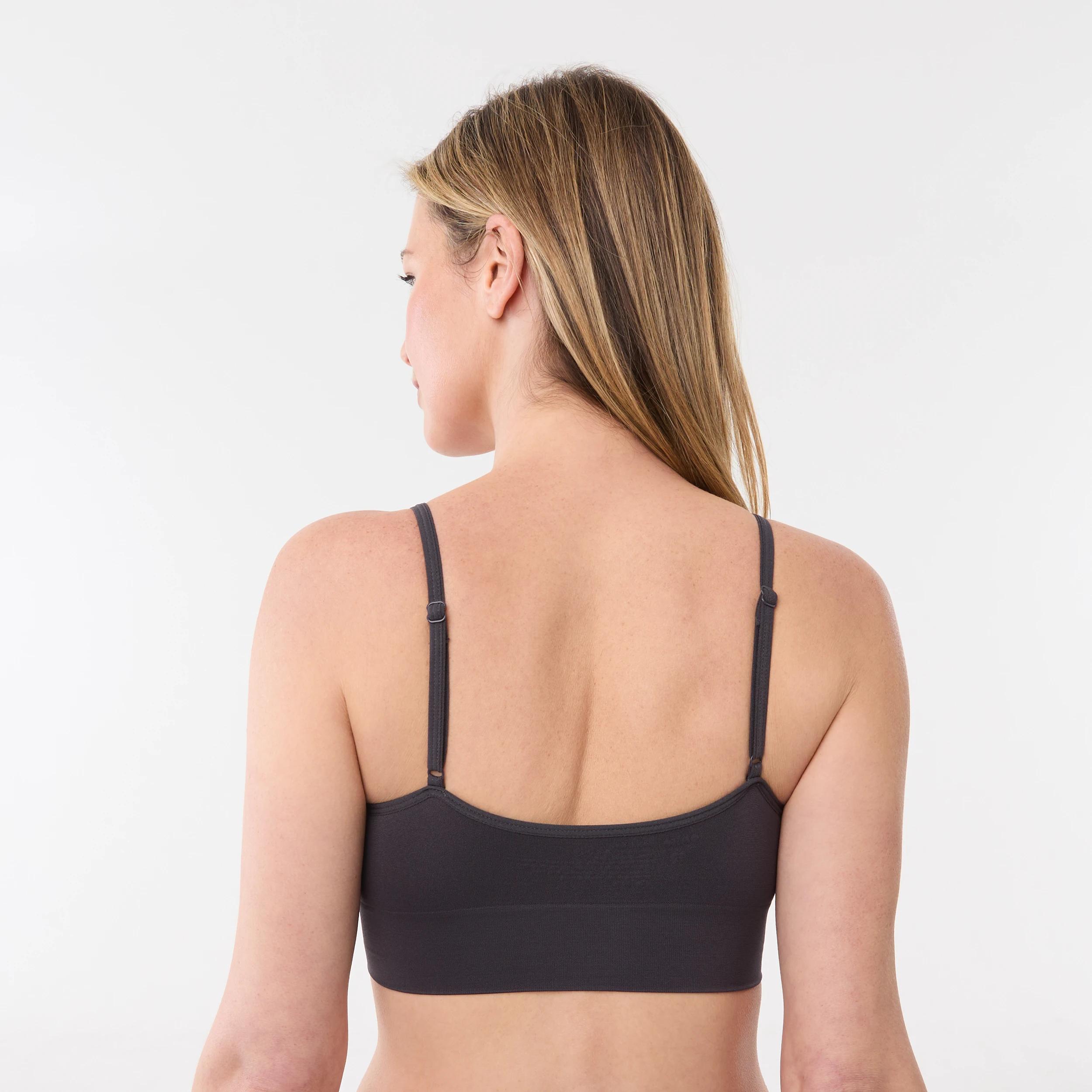 6 3 Pack Wirefree Seamfree Crop BALLERINA, SILVER MARLE, WASHED SLATE, 6 of 9