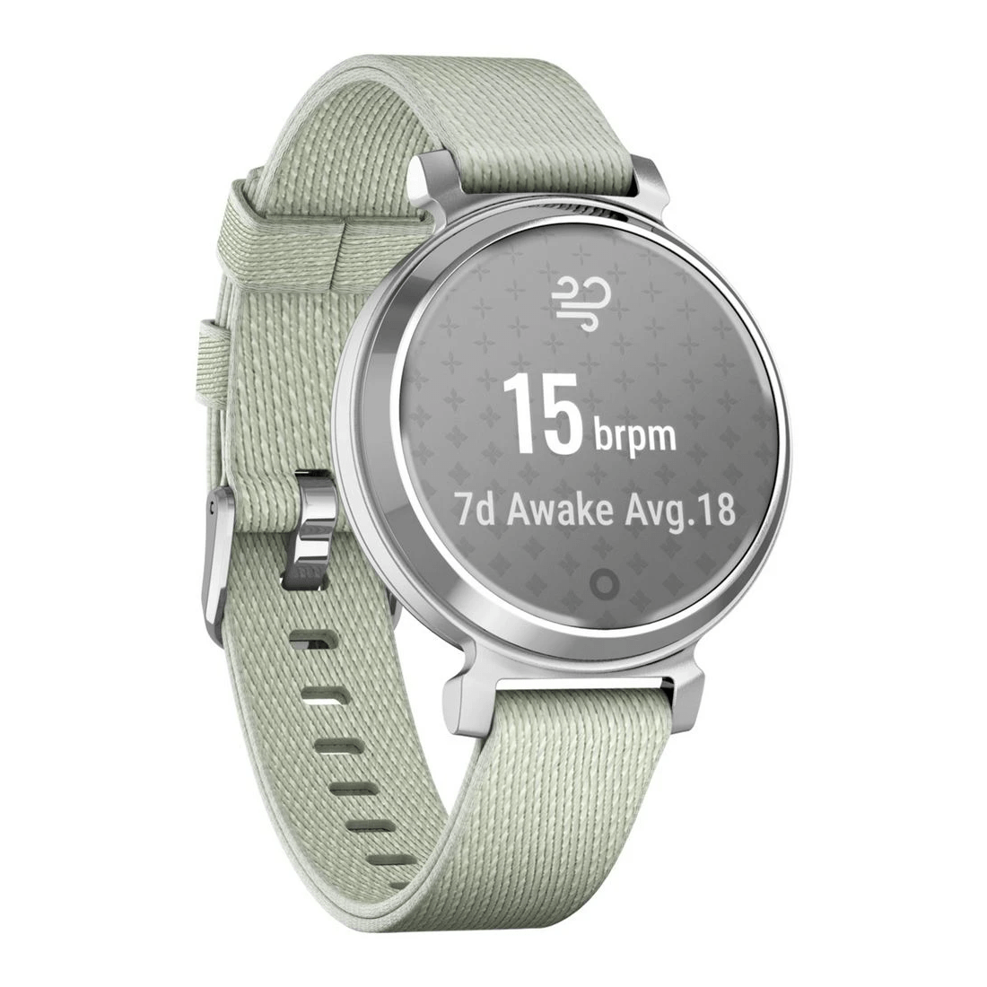 6 Garmin Lily 2 Smartwatch Silver Grey Fabric Band, 6 of 6