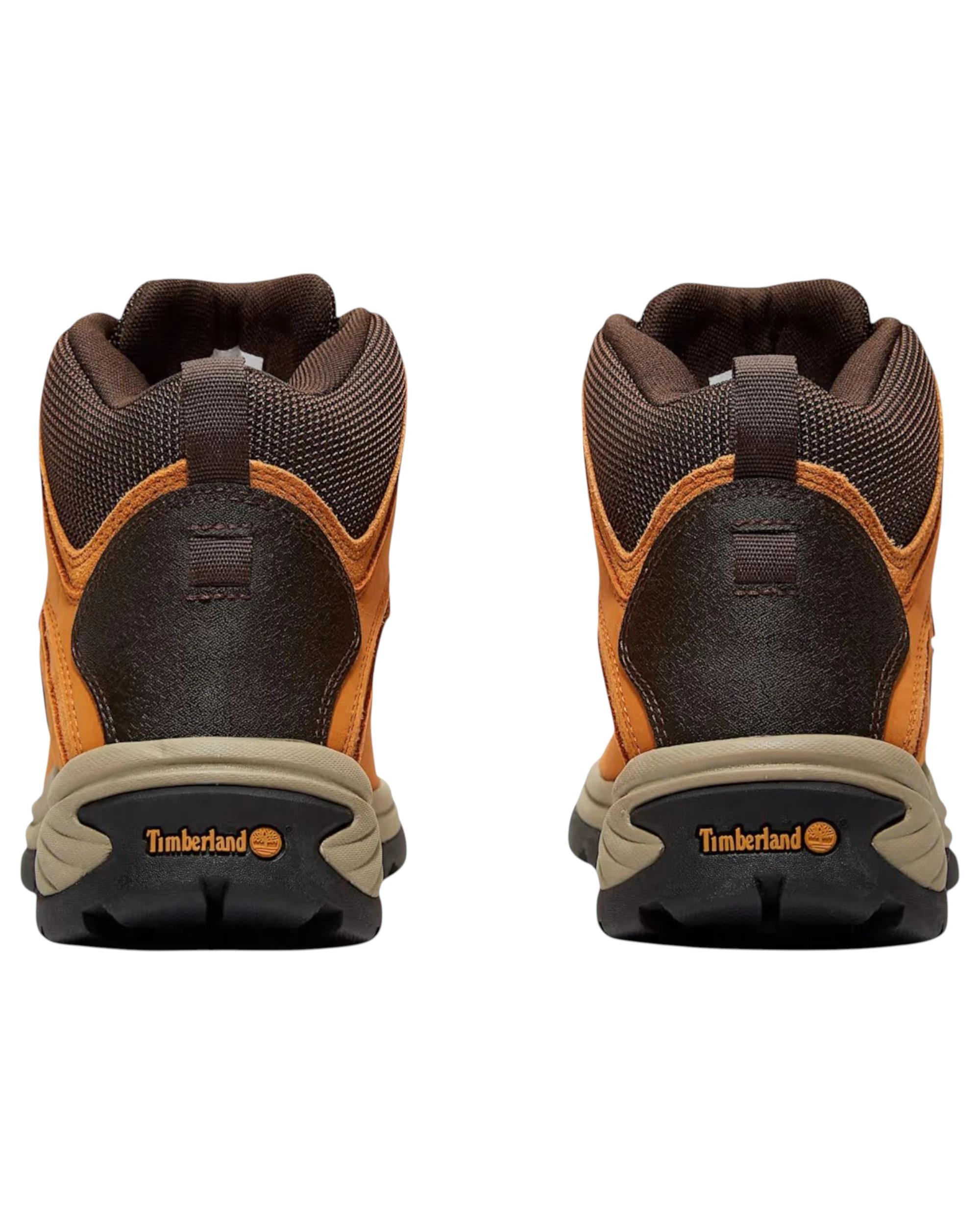 7 Timberland Mens White Ledge Wheat Nubuck Waterproof Mid Hiker Boots WHEAT NUBUCK, 7 of 7