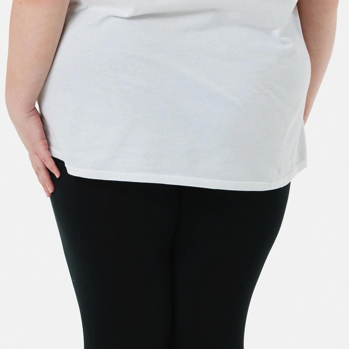 4 Curve 3/4 Length Leggings BLACK, 4 of 5