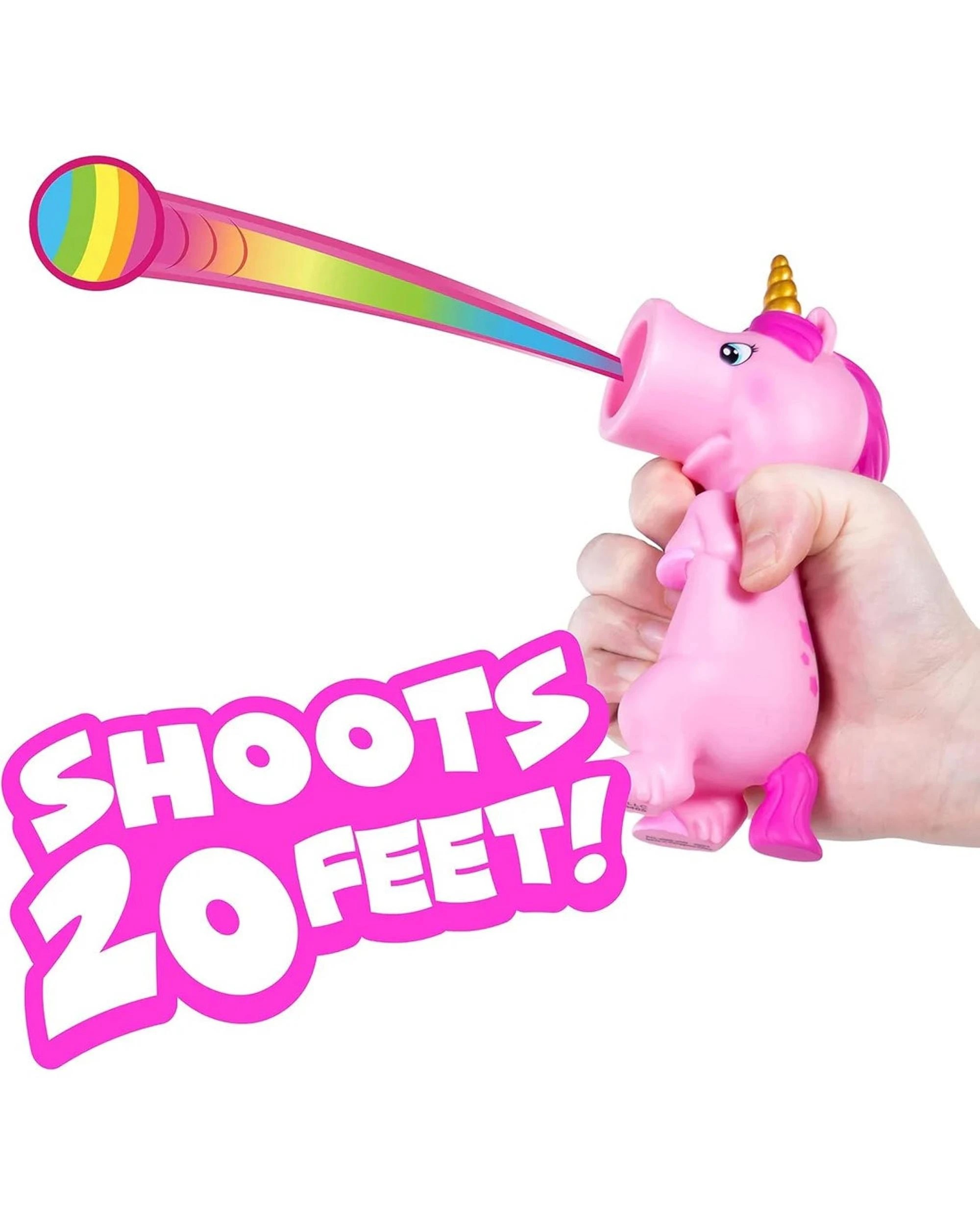 4 Hog Wild Pink Unicorn Popper Soft Ball Shooter - Pink, 4 of 4