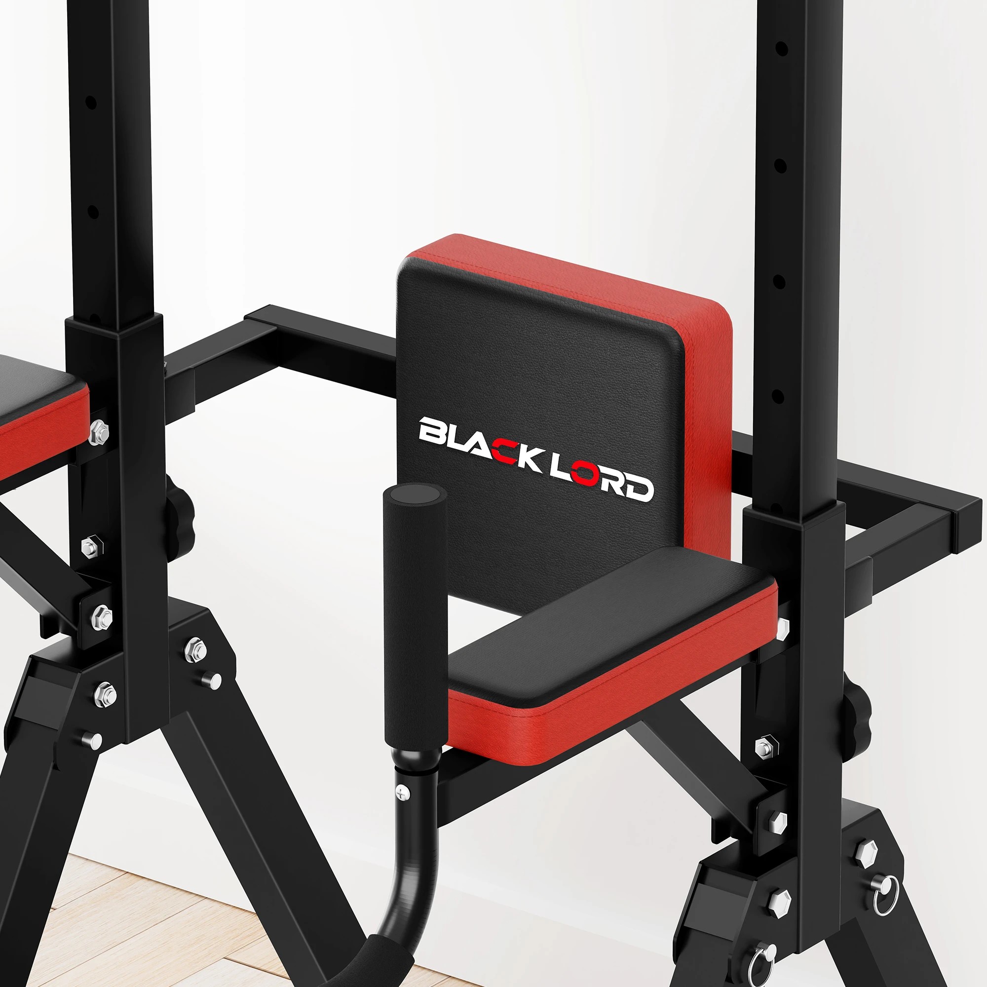 7 Black Lord Power Tower Chin Up Bar Pull Up Weight Bench Home Gym Foldable, 7 of 9