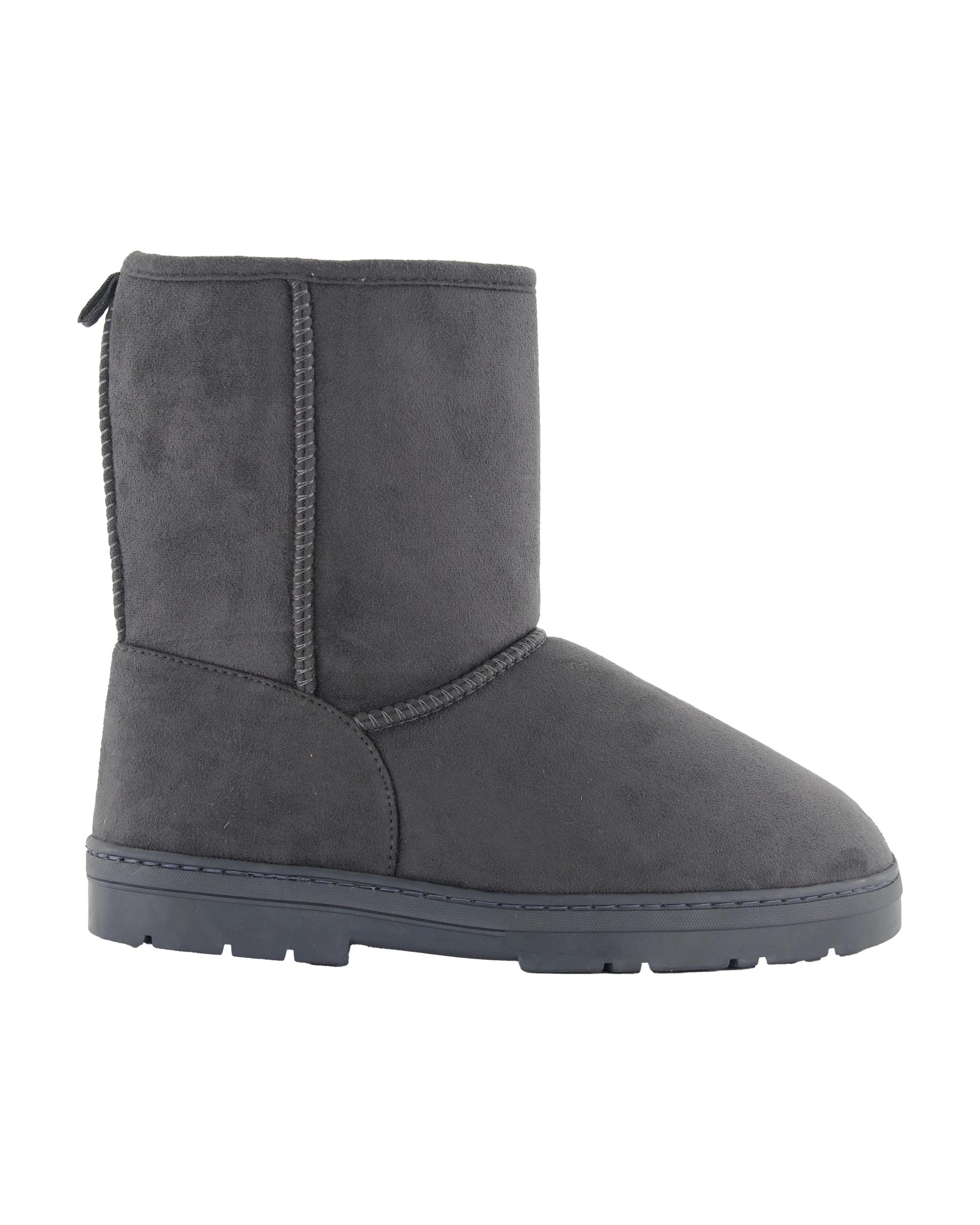 1 Hardsole Slipper Boots Char Grey, 1 of 3