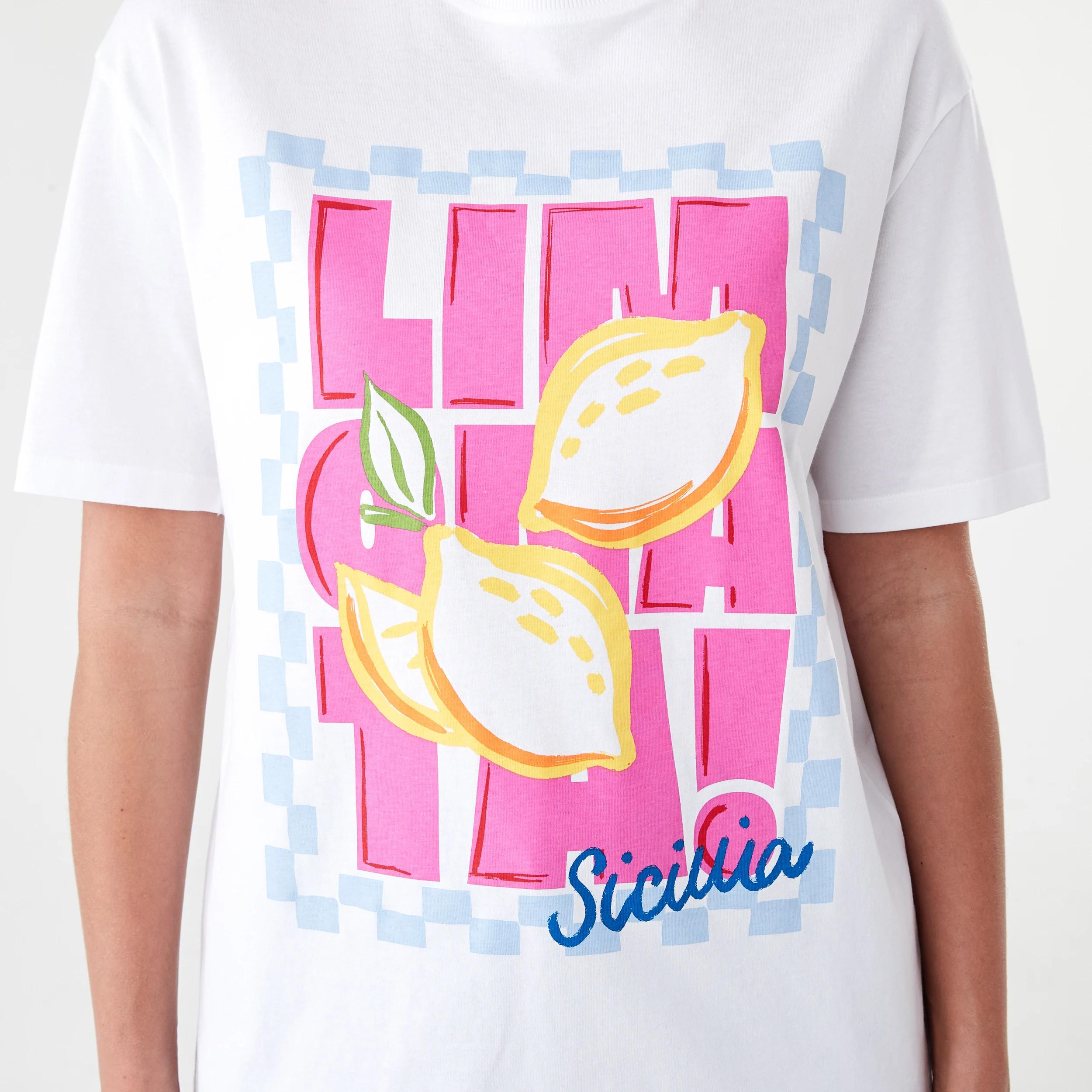 5 Short Sleeve Oversized Boyfriend T-shirt Limonata, 5 of 5