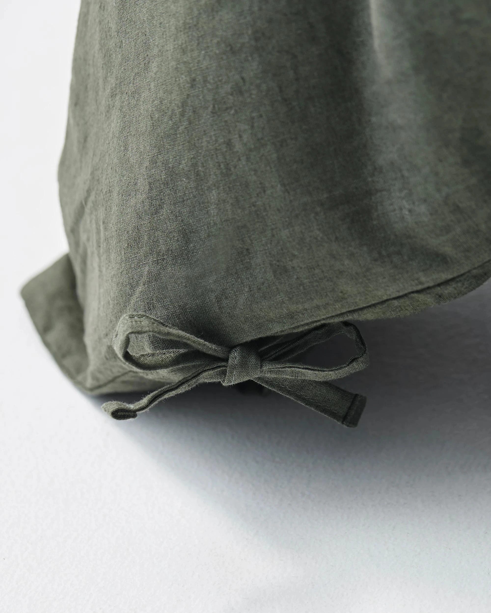 6 Target Laynie Linen/Cotton Quilt Cover Set - Super King Bed - Green, 6 of 9