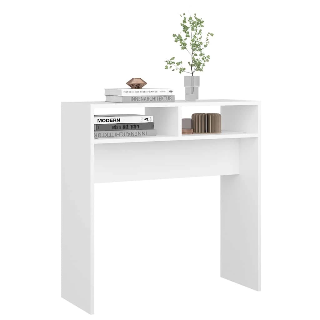 6 vidaXL Console table Storage - White, 6 of 10