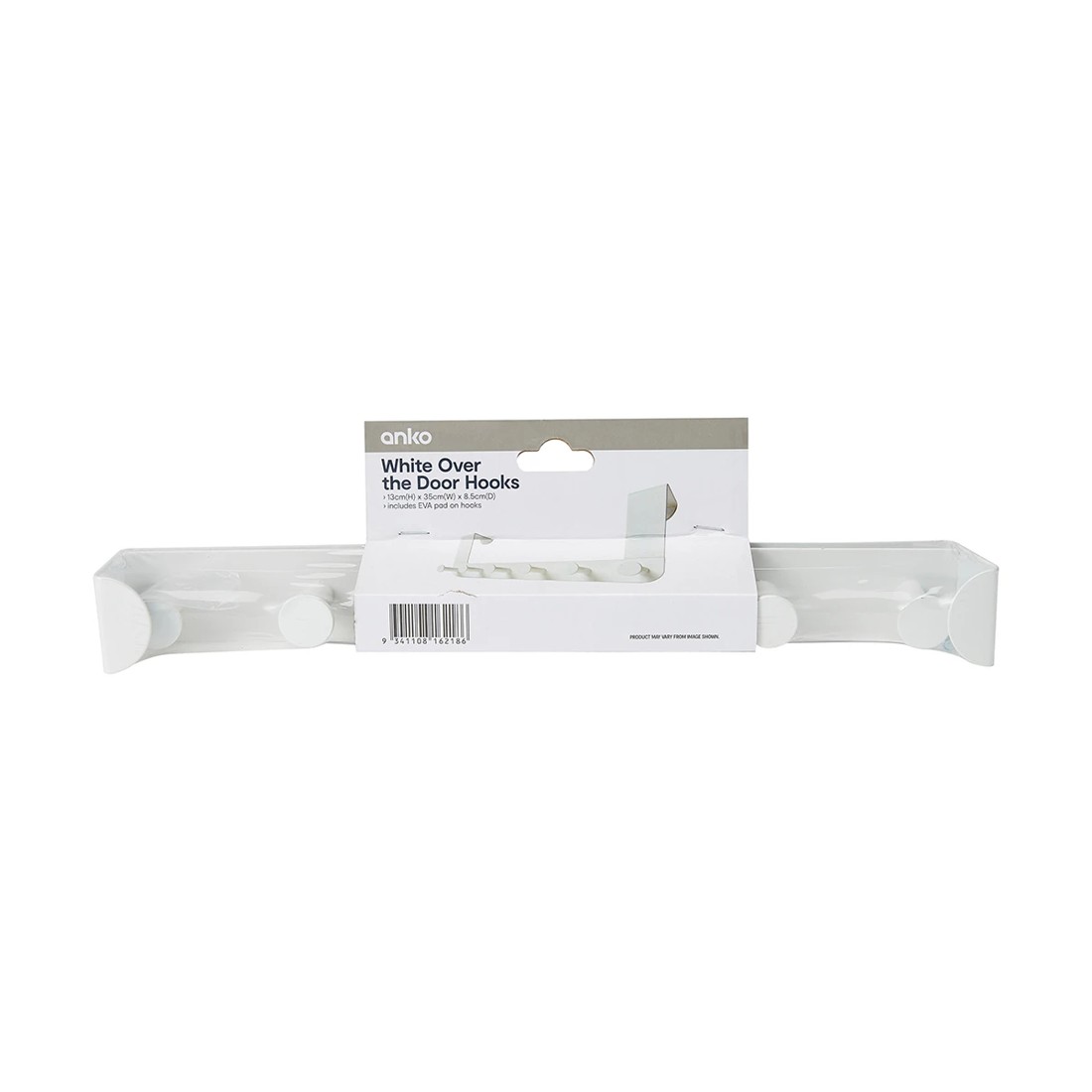8 Over the Door Hooks - White, 8 of 9