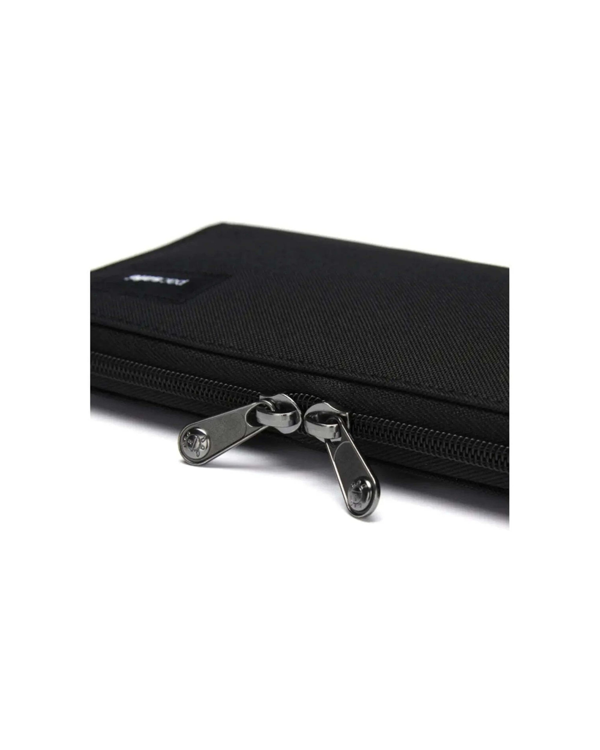 7 Pacsafe RFIDsafe Continental Wallet RFID Blocking Recycled Polyester Jet - Black, 7 of 8