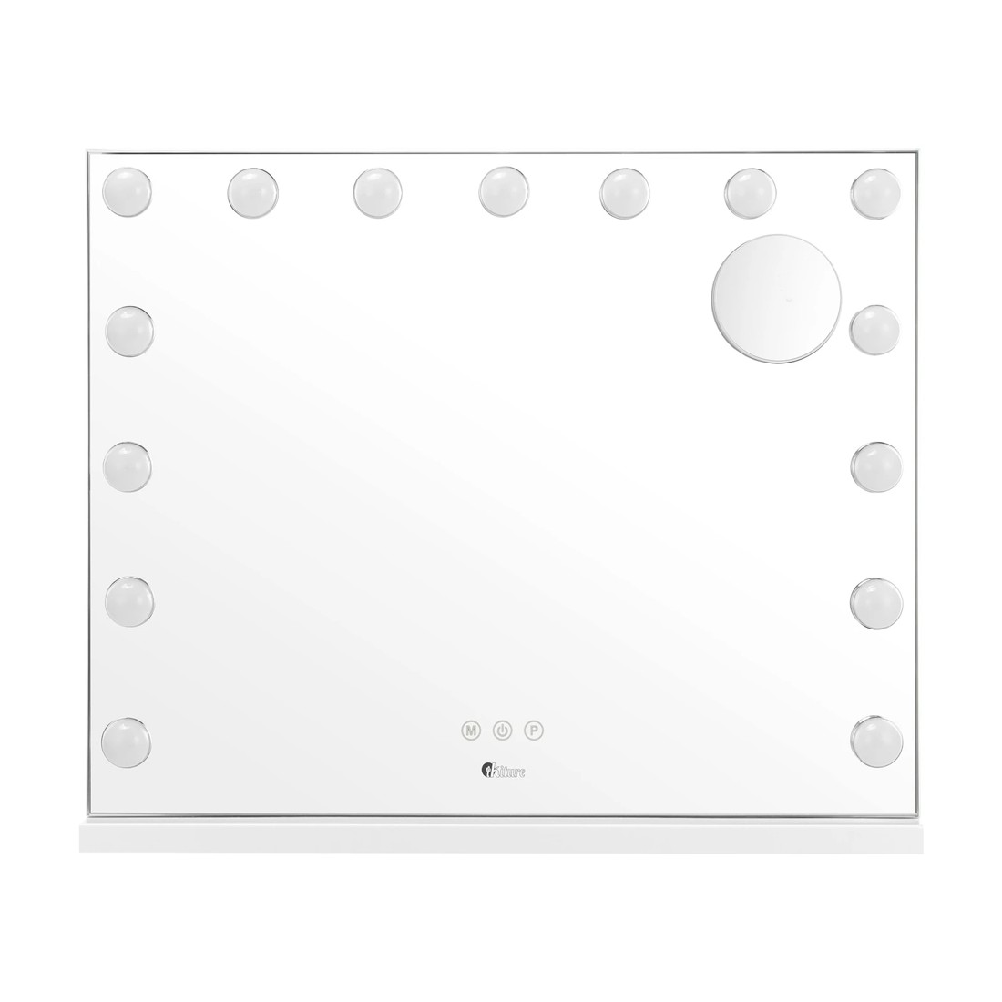 6 Oikiture Hollywood Makeup Mirror Magnifying Led Light 15 Bulbs Wall Mirrors
 - White, 6 of 8