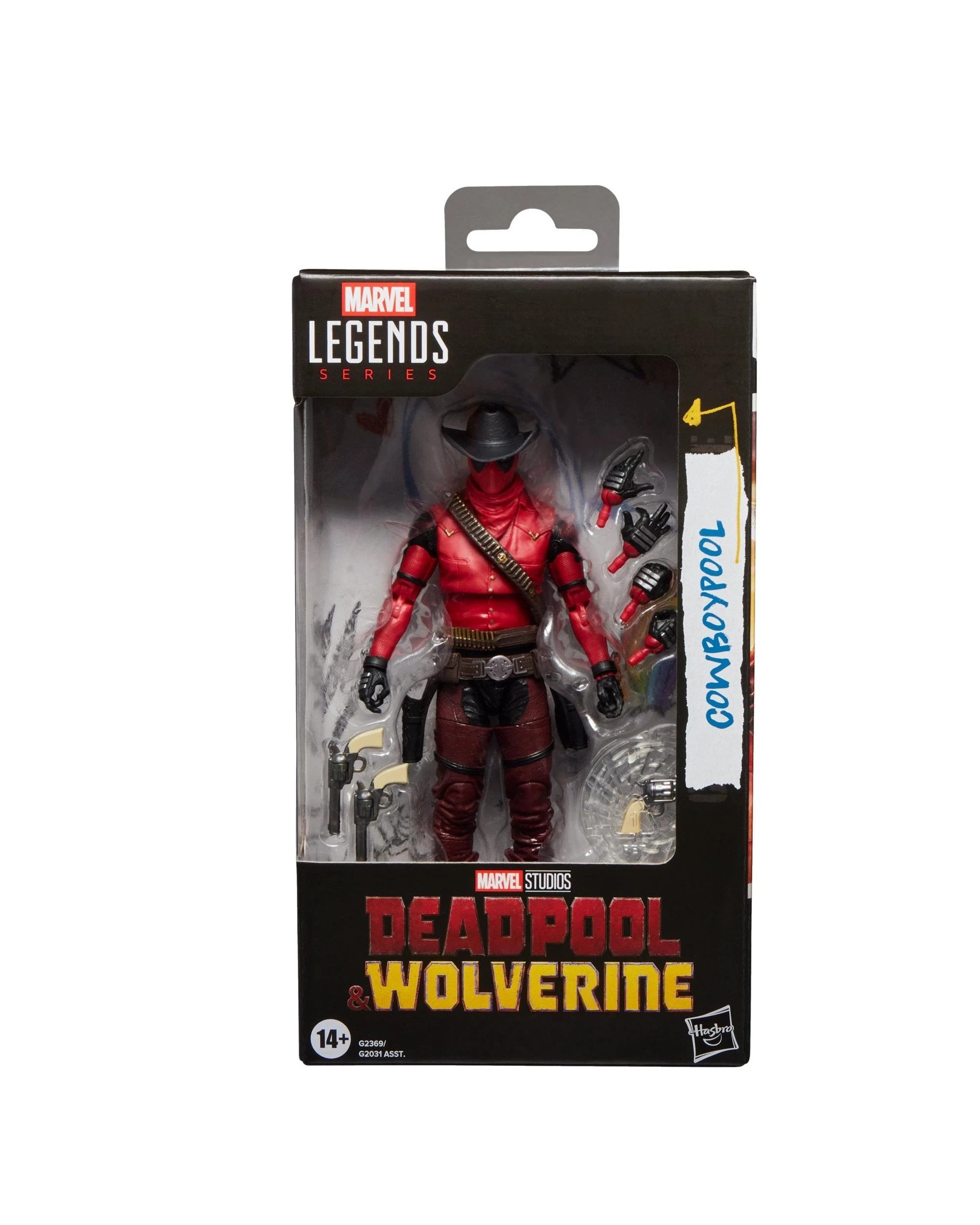 1 Marvel Legends Series Deadpool and Wolverine Cowboypool Action Figure, 1 of 10