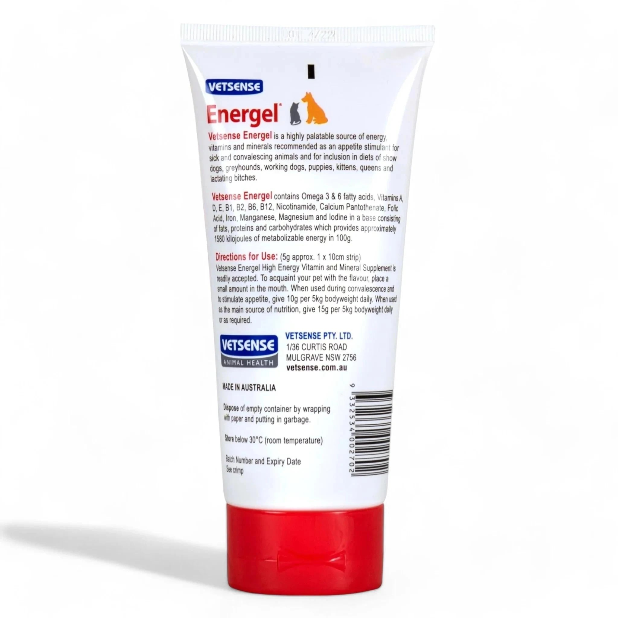 2 Vetsense Energel Vitamins & Minerals Supplement for Cats & Dogs 200g, 2 of 2