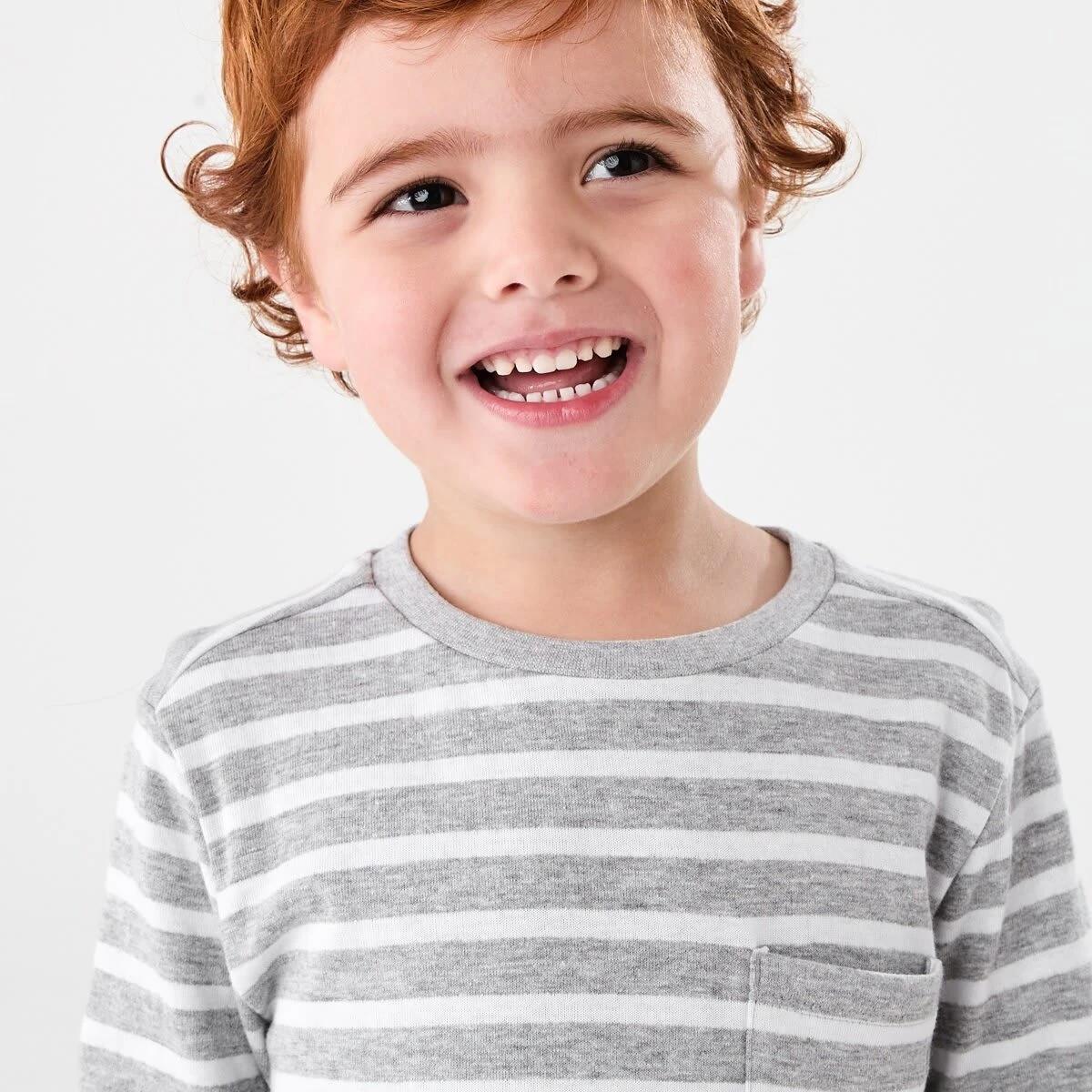 3 Double Cloth Stripe T-shirt Mrl Stripe, 3 of 6