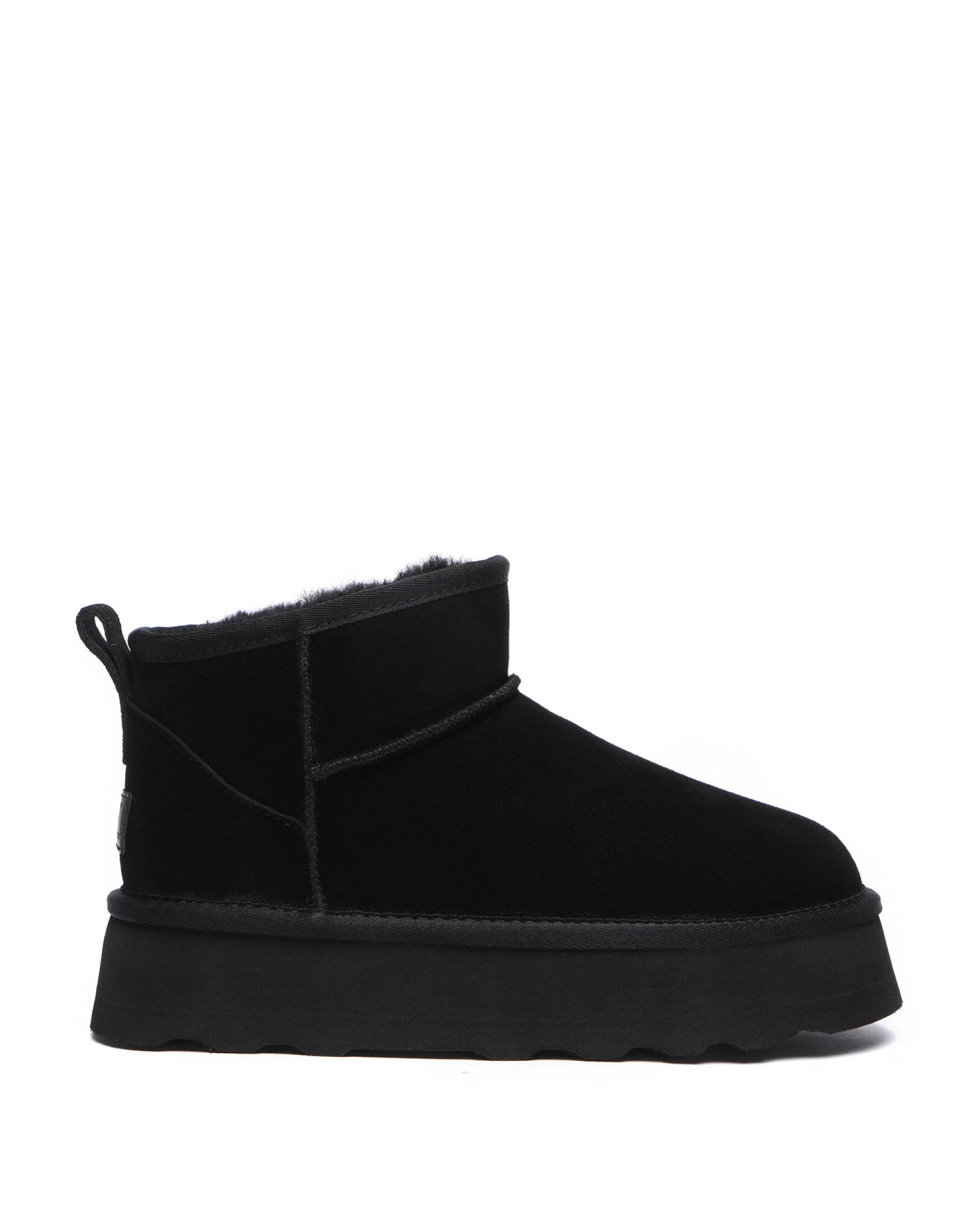 1 Australian Shepherd UGG Womens Ronnie Thick Bottom Platform BLACK, 1 of 5