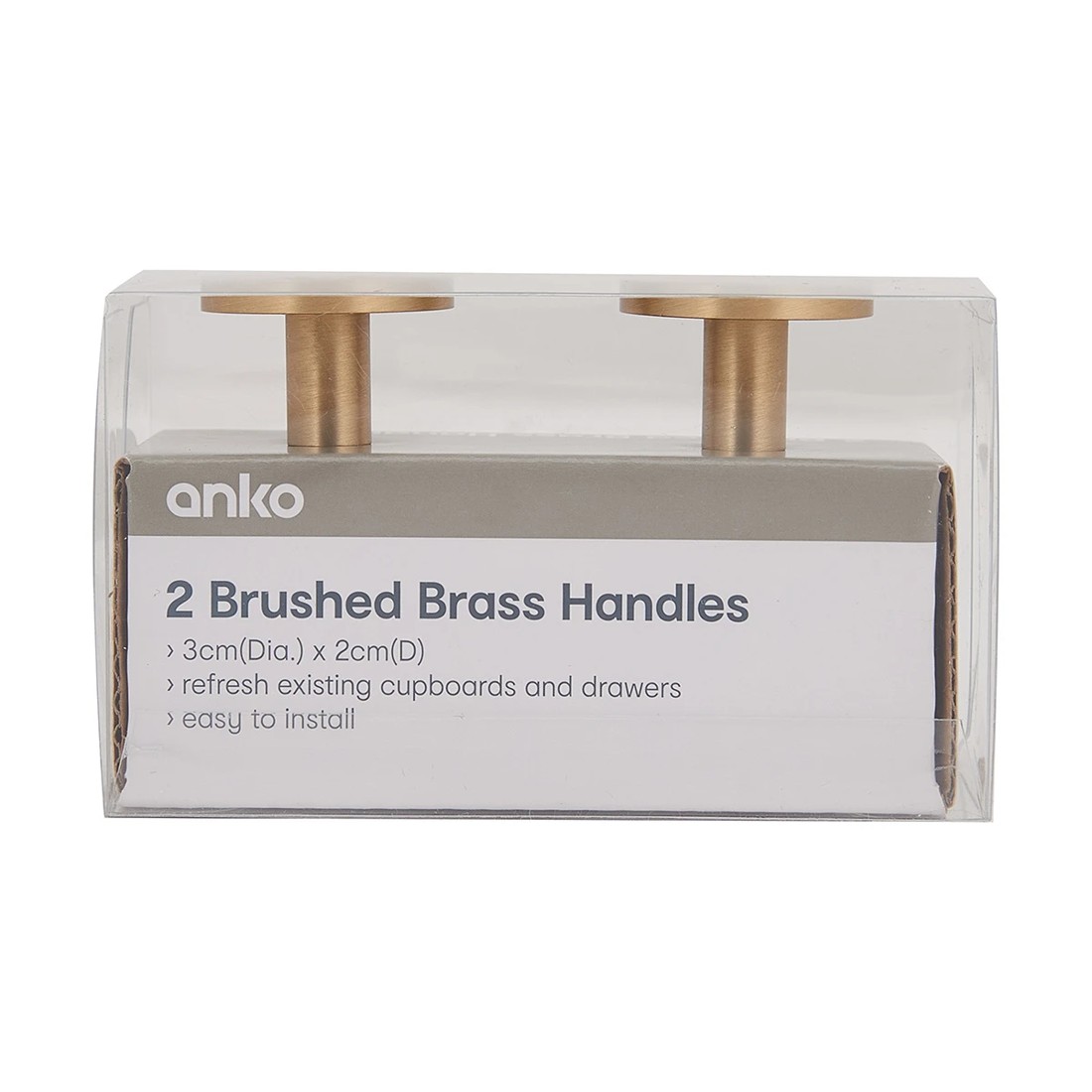 11 2 Pack Brushed Brass Handles, 11 of 11