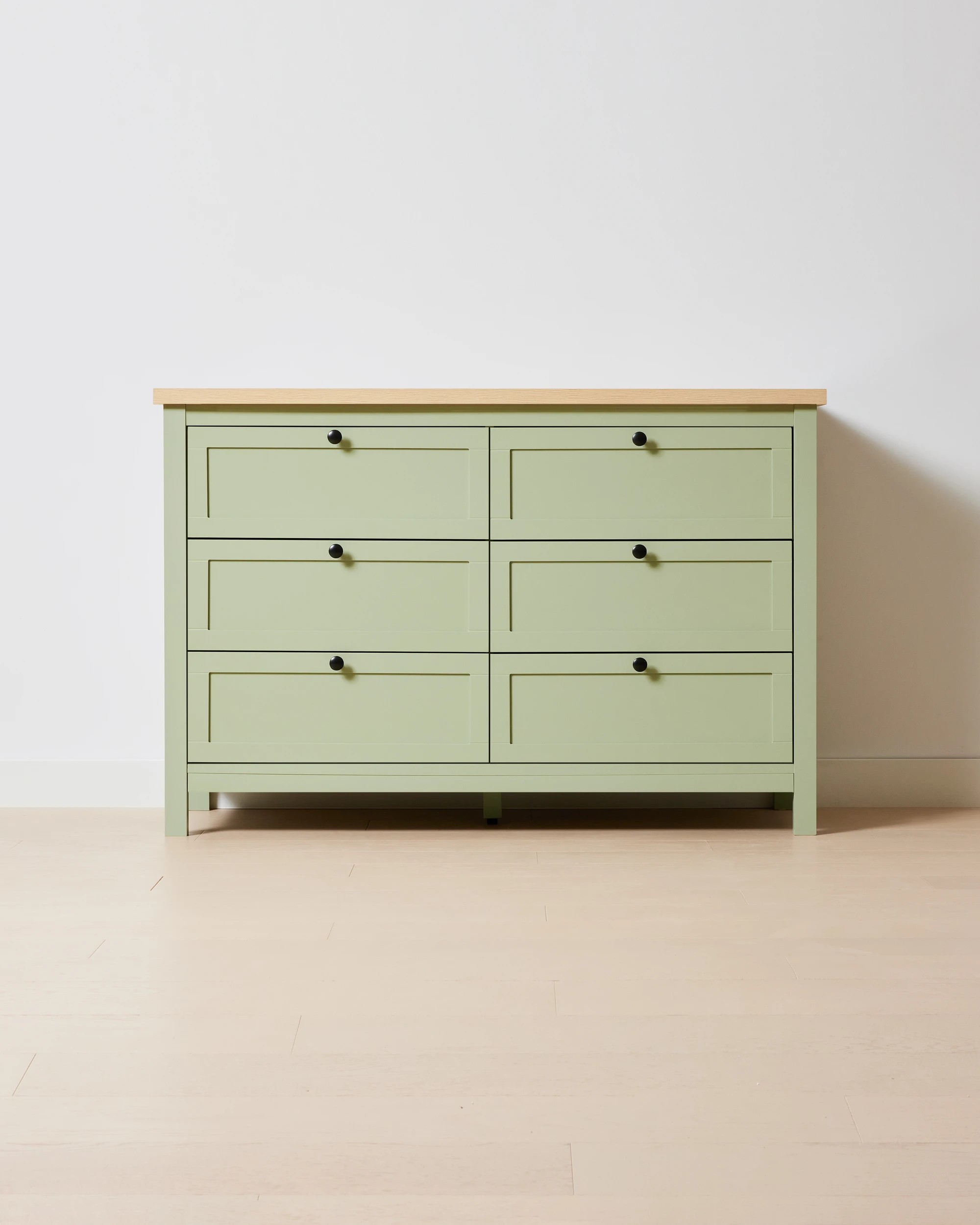 1 Camille 6 Drawer Chest - Sage, 1 of 7