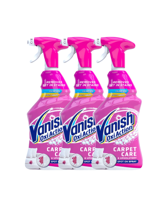 Vanish Oxi Action 500Ml Carpet & Upholstery Stain Remover Spray Spring Flowers X3